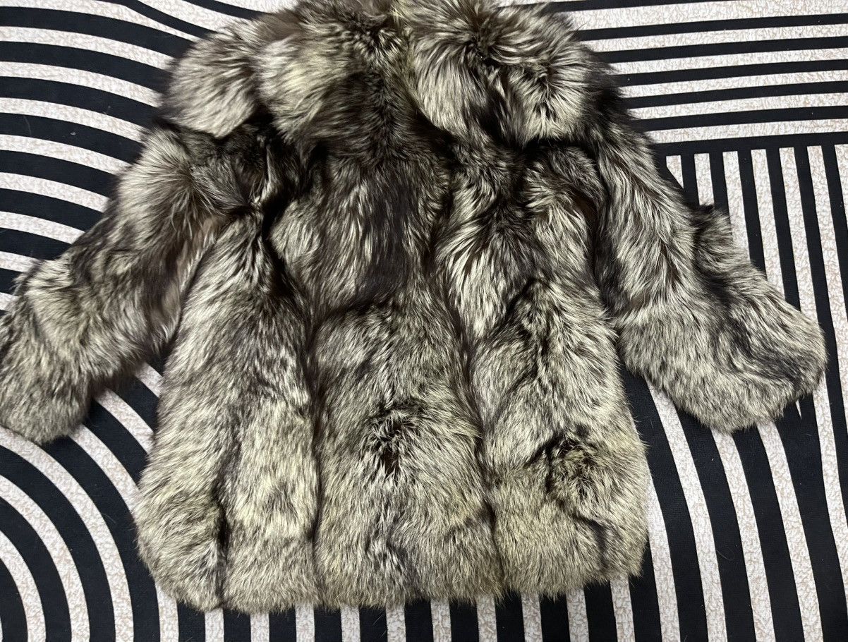 Sagafurs 80s SAGA FOX FUR LEATHER JACKET RARE Size M / US 6-8 / IT 42-44 - 16 Thumbnail
