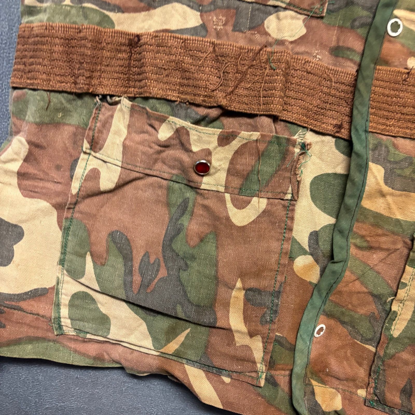 Handmade Handmade Camo Utility Vest Distressed Military Tactical Styl Size US M / EU 48-50 / 2 - 3 Thumbnail