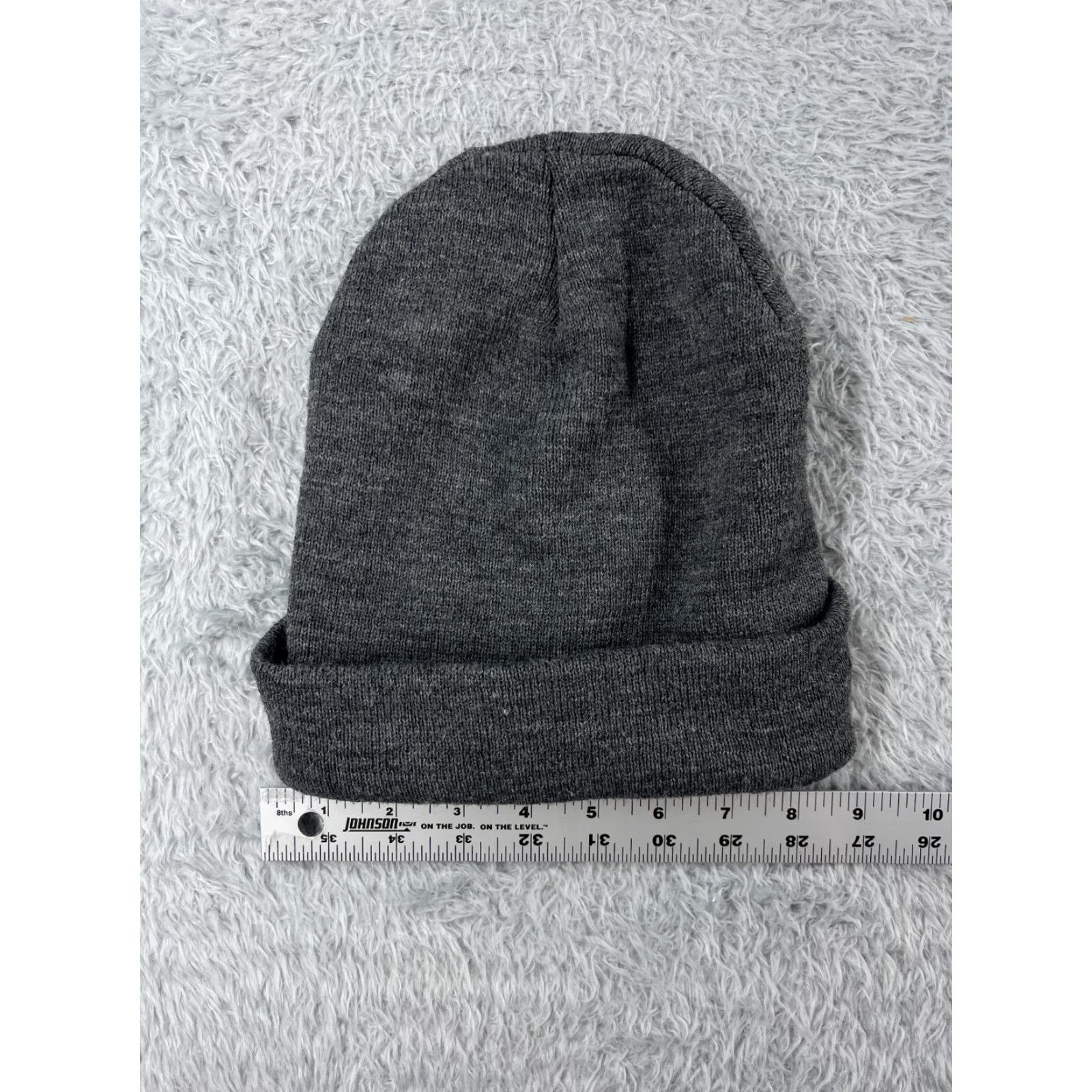 Vintage Bayside Duro Last Beanie Toque Hat Adult One Size Gray Knit 100% Acrylic Roofing System Beanie Mens Winter 90s Roofing Keywords Size ONE SIZE - 4 Thumbnail