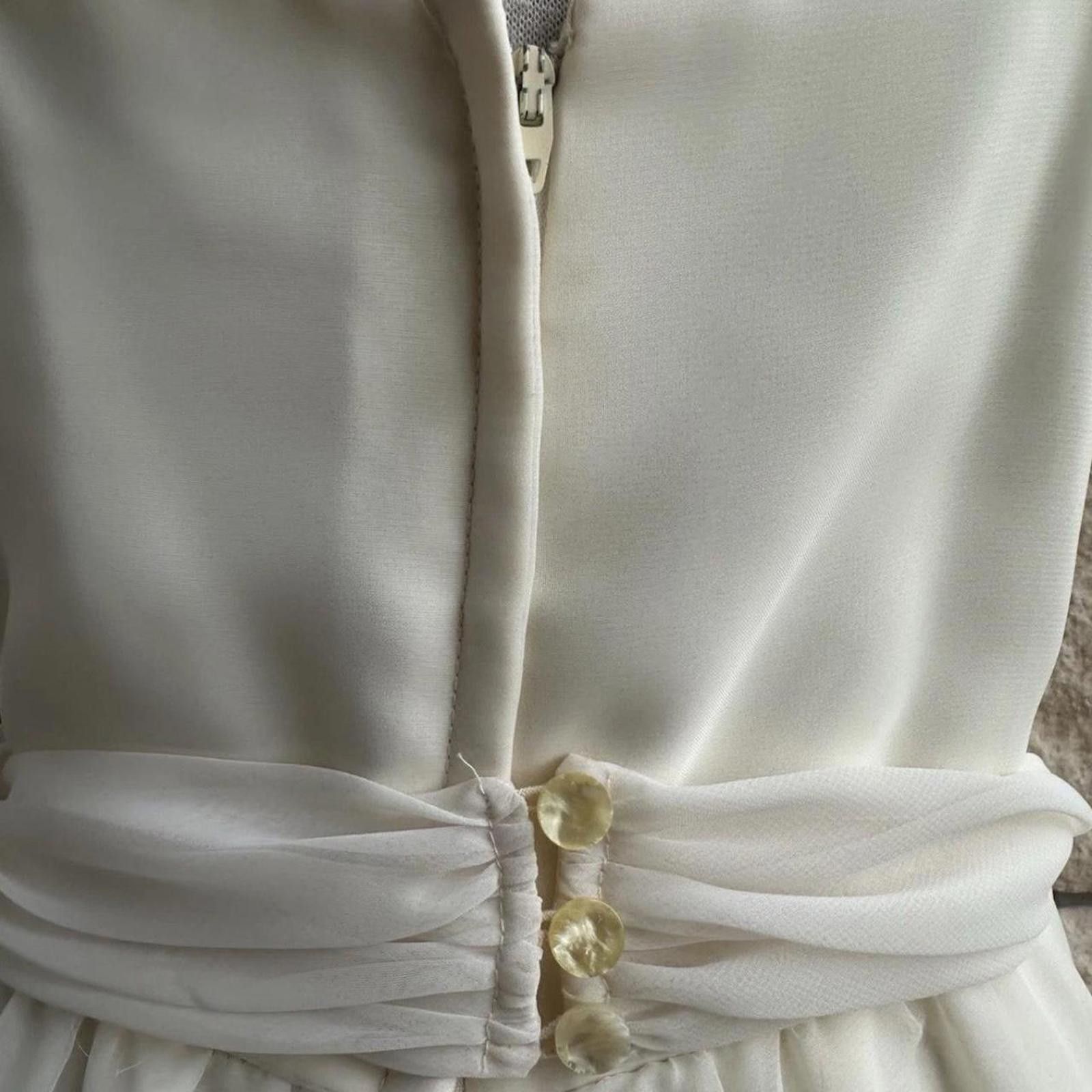 Other Cream dress #mididress vintage small Size S / US 4 / IT 40 - 3 Thumbnail