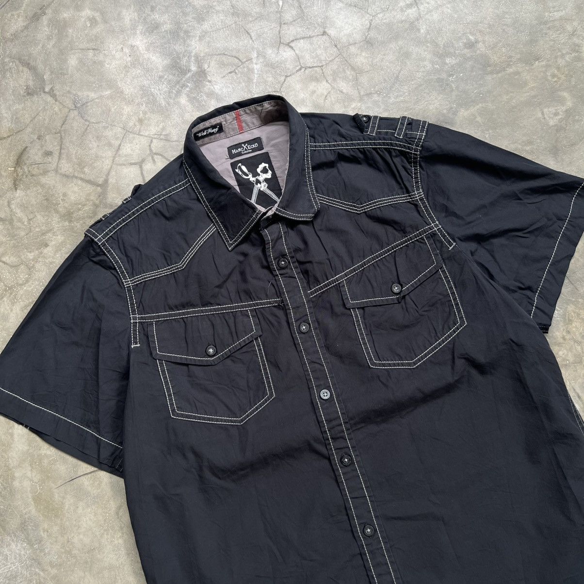 Marc Ecko Y2K Marc Ecko Work Shirt Size US M / EU 48-50 / 2 - 2 Thumbnail