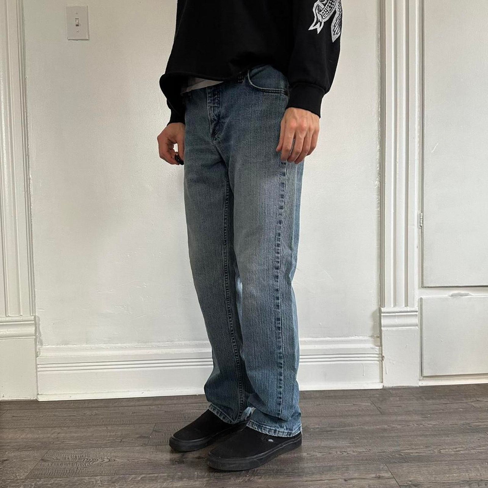 Vintage × Wrangler Vintage Basic Wrangler 20x Worn Denim Blue Jean Pants Size US 30 / EU 46 - 4 Thumbnail