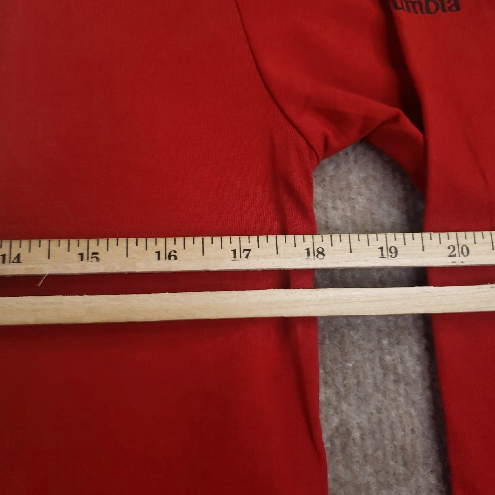 Vintage Columbia Womens Small Red Long Sleeve Crew Neck Graphic Shirt Size S / US 4 / IT 40 - 4 Thumbnail