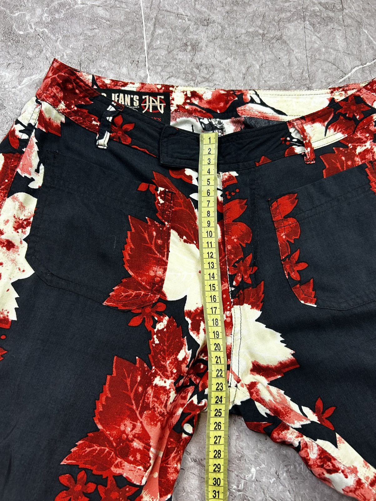 Jean Paul Gaultier Vintage JPG Jean's Jean Paul Gaultier Floral Pants Size 26 Size 26" / US 2 / IT 38 - 19 Thumbnail