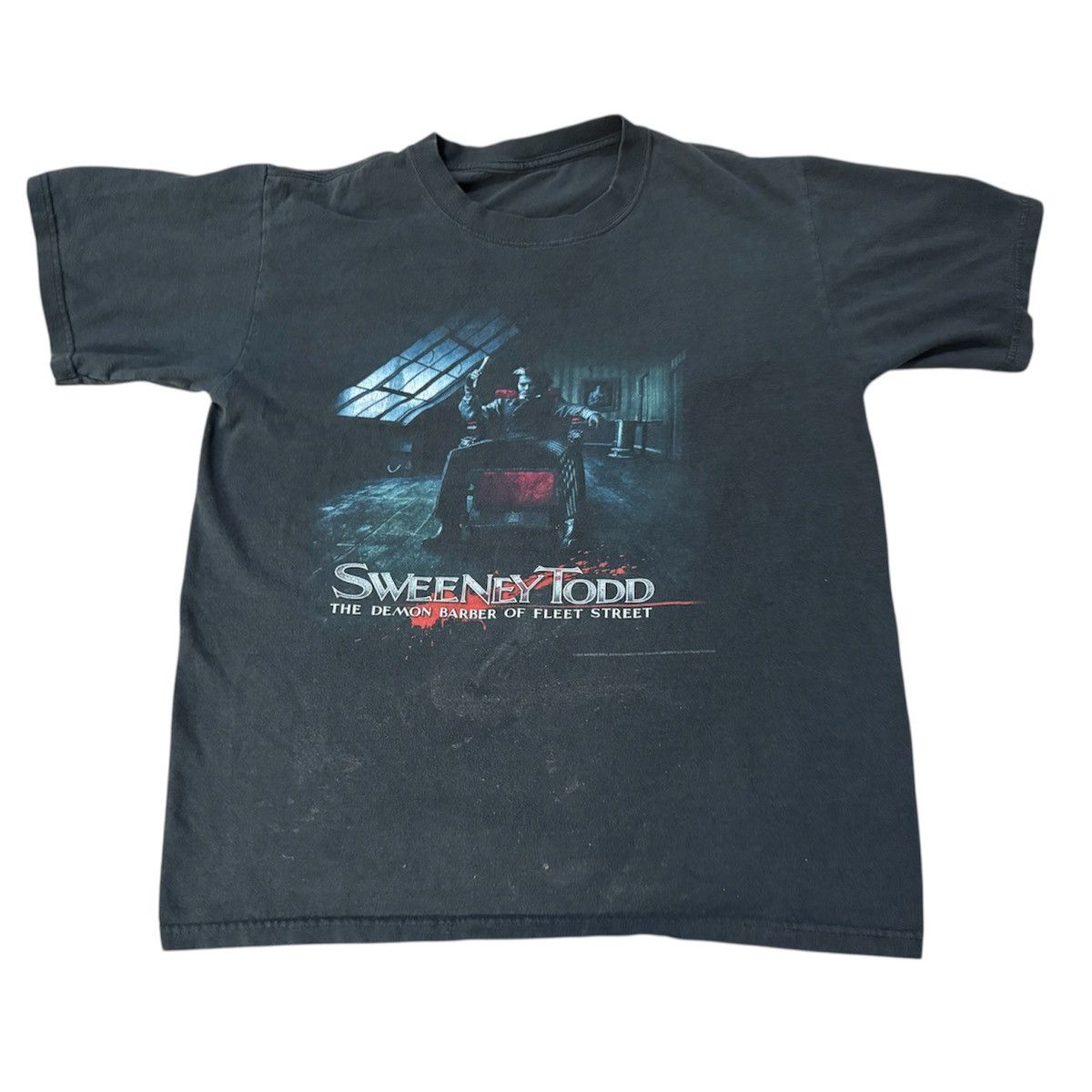 Vintage Vintage 00s Sweeney Todd the Demon Barber T-Shirt Film Movie Size US M / EU 48-50 / 2 - 1 Thumbnail