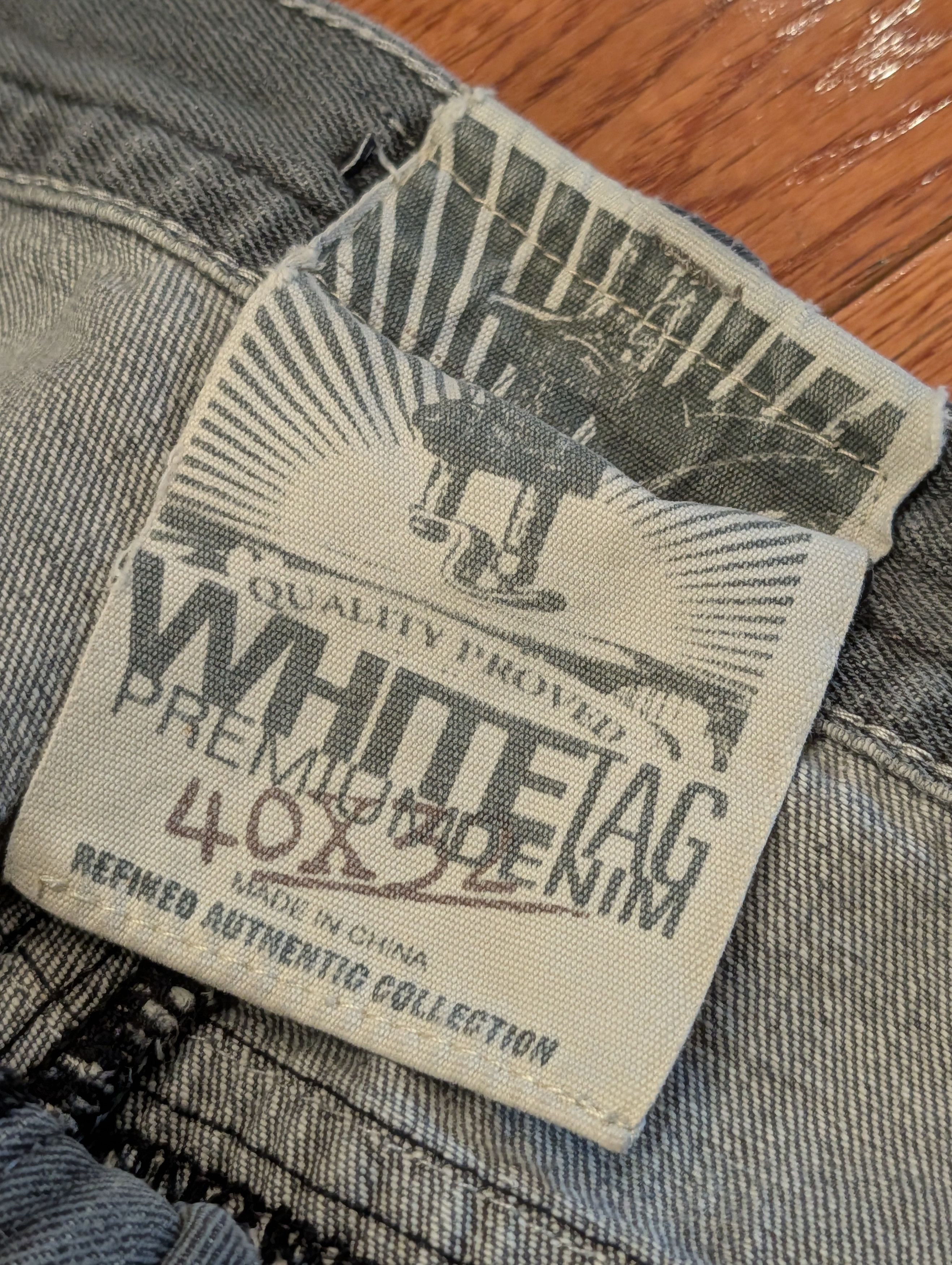 Southpole White Tag Premium Y2K Baggy Embroidered Jeans 40X32 Fleur Size US 40 / EU 56 - 10 Thumbnail