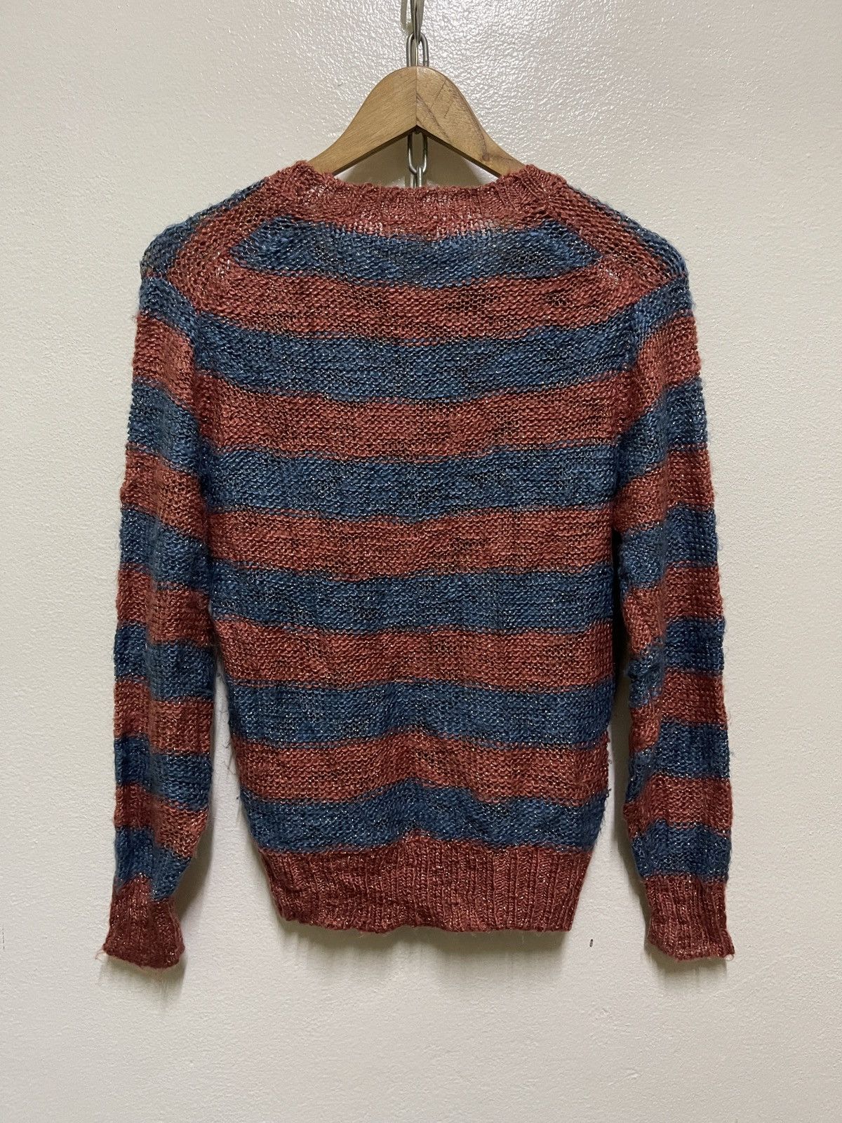Vintage × Yves Saint Laurent Yves Saint Laurent Tricots Striped Jumper Size US S / EU 44-46 / 1 - 8 Thumbnail