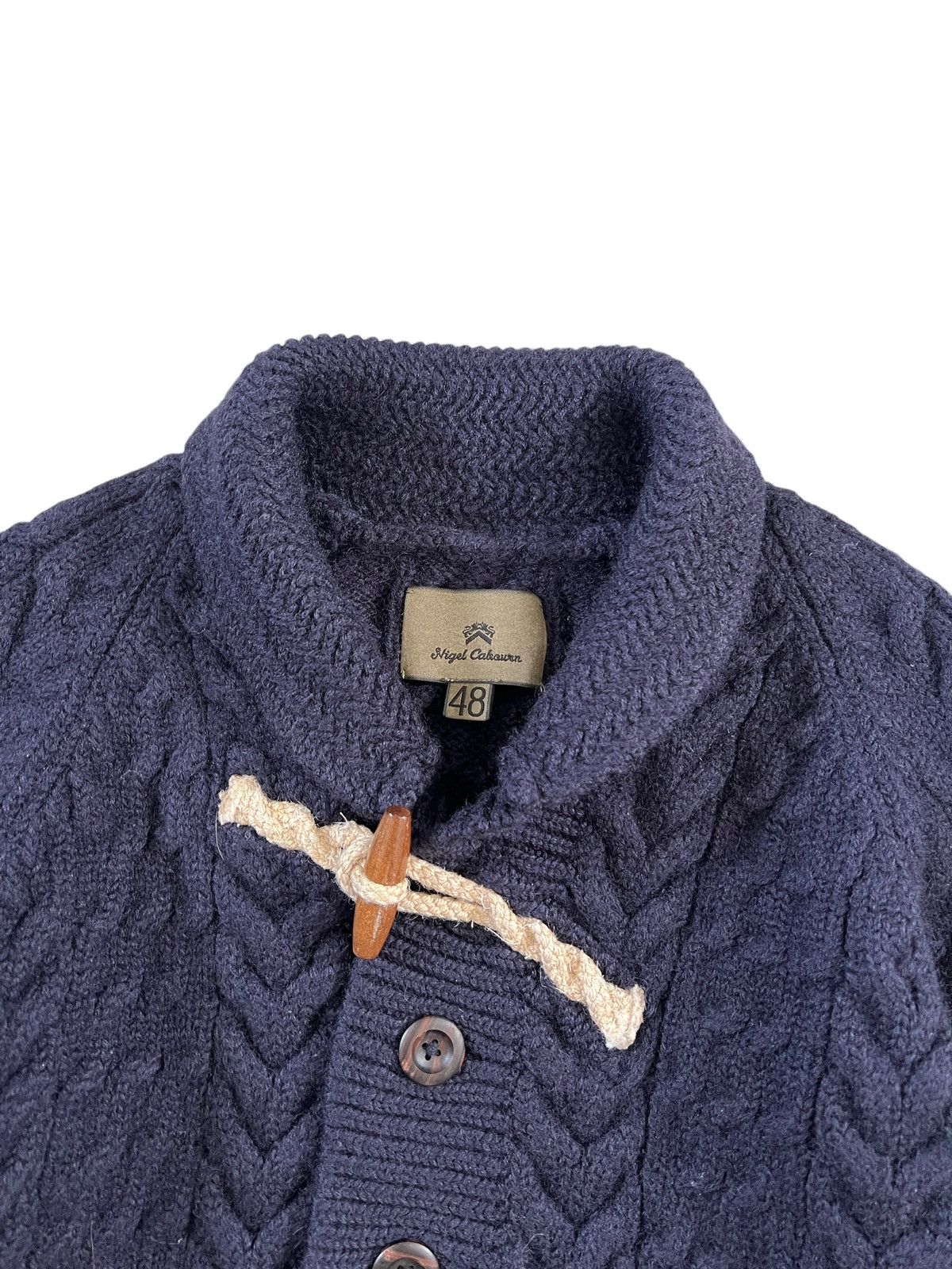 Nigel Cabourn Nigel Cabourn Toggle Shawl-Collar Cardigan Sweater Size US XS / EU 42 / 0 - 11 Thumbnail