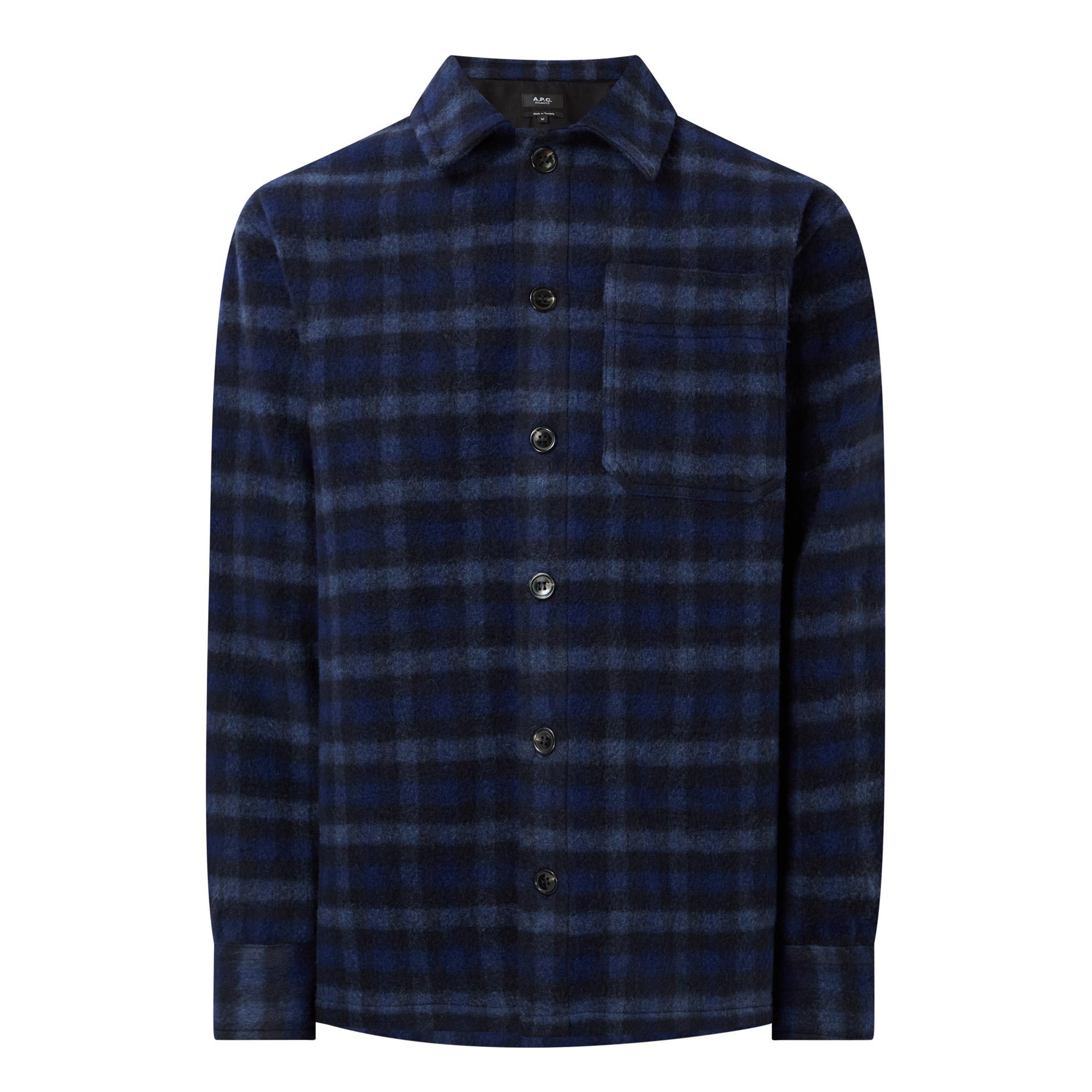 o1mle1125 Stanley Overshirt in Navy Blue