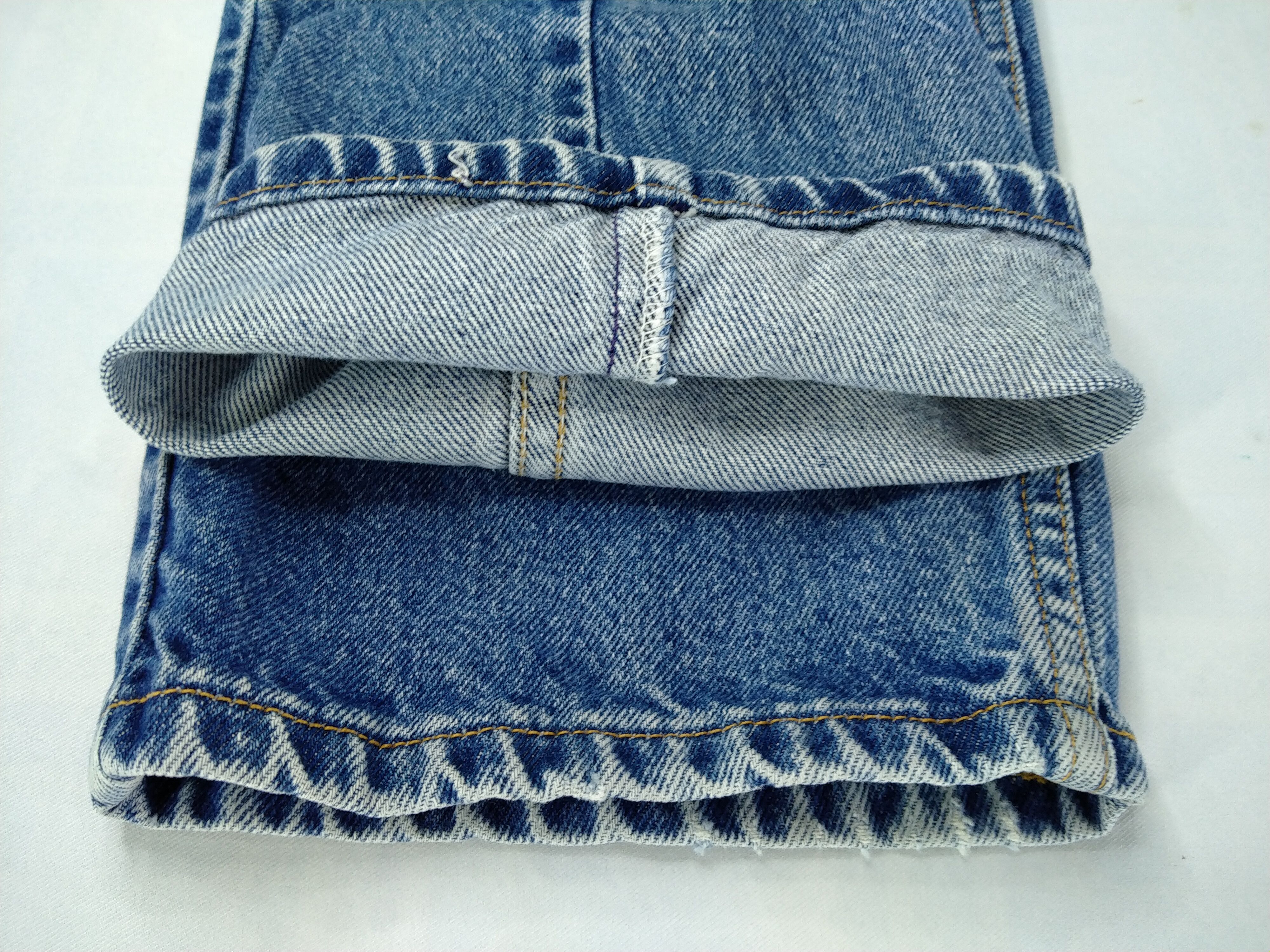 Levi's Blue Wash Vintage Levi's 505 Orange Tab Denim 35x30.5 JN433 Size US 35 - 13 Thumbnail