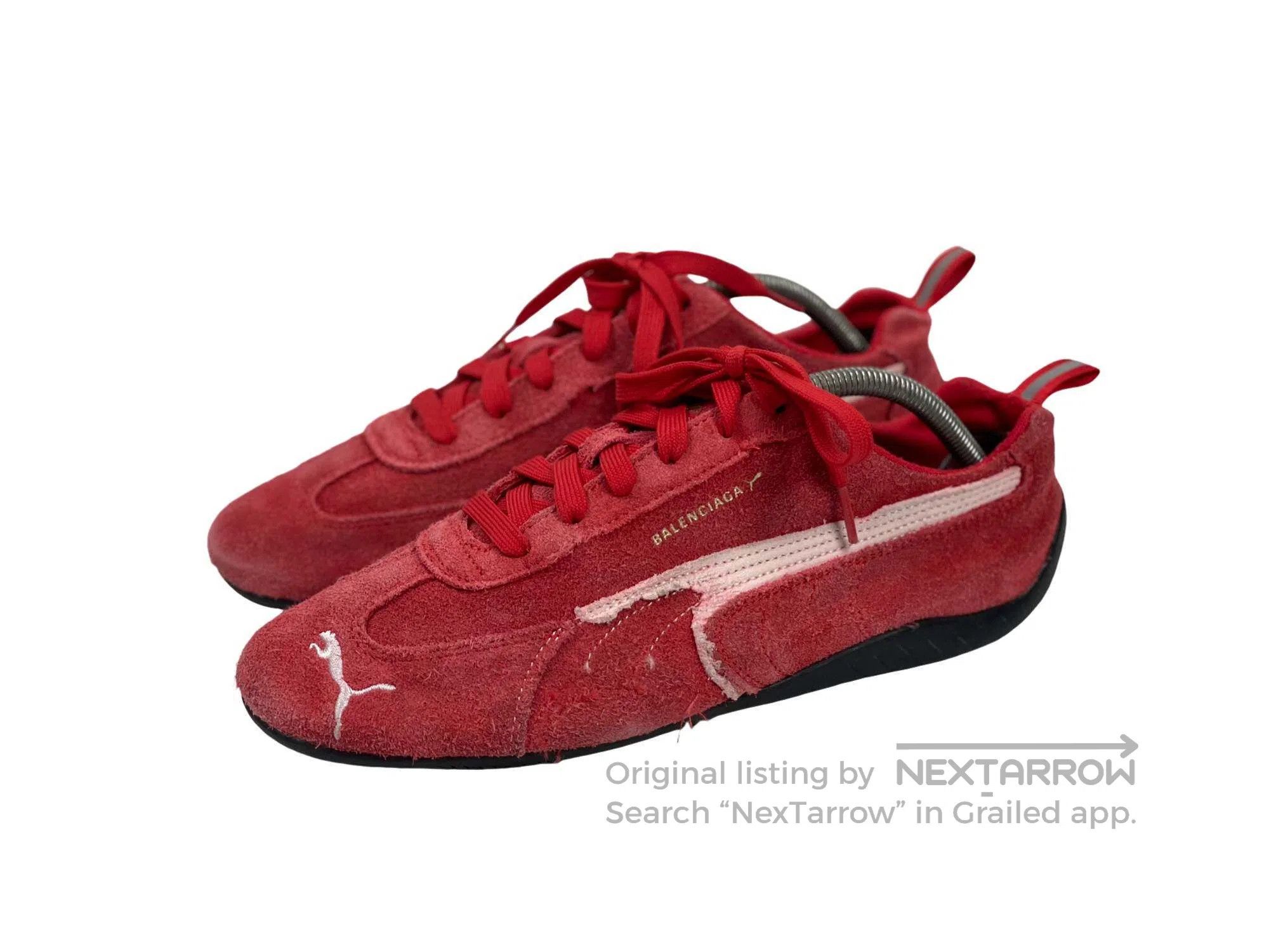 Balenciaga Balenciaga Distressed Racing Thin Soled Shoes Size US 8 / EU 41 - 1 Thumbnail