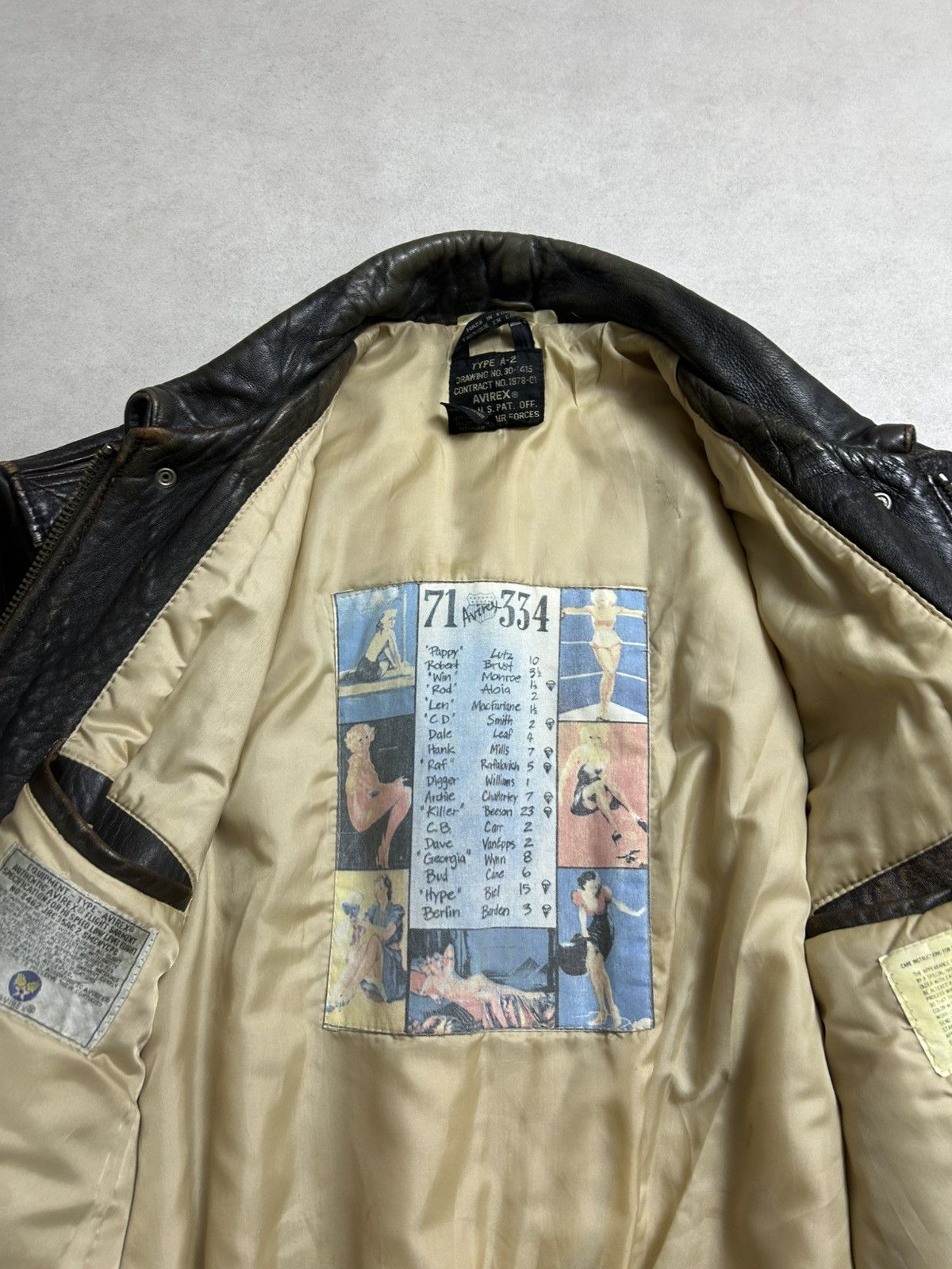 Other Rare Vintage 1991 Avirex A-2 Flight Jacket Size US L / EU 52-54 / 3 - 6 Thumbnail