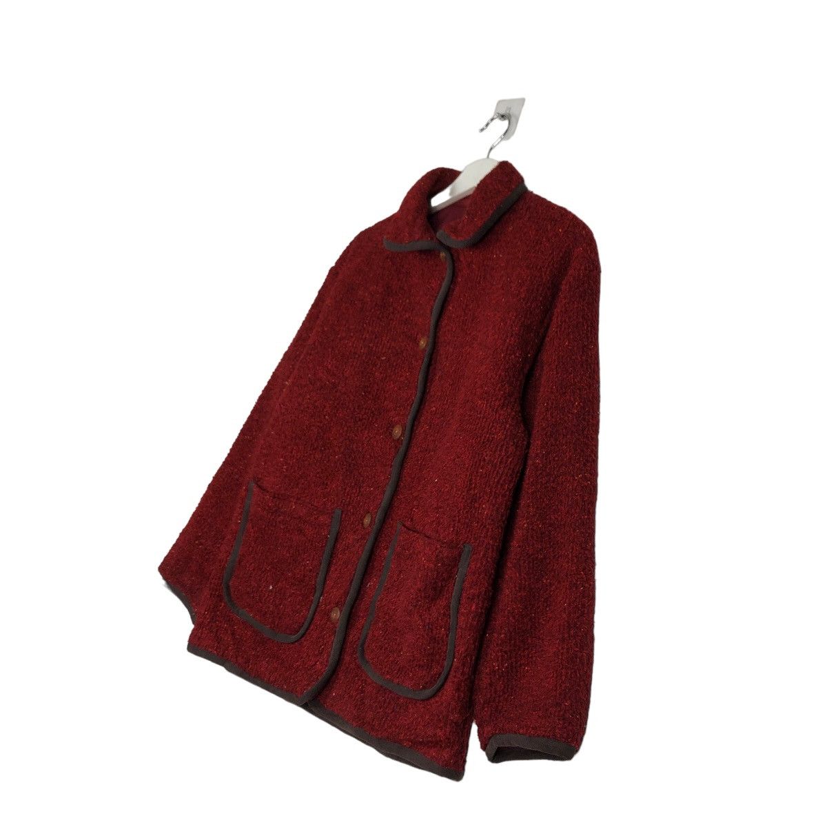 Japanese Brand 🔥Vtg Fleece Jacket Button Fox Fire Japan Size L / US 10 / IT 46 - 2 Thumbnail