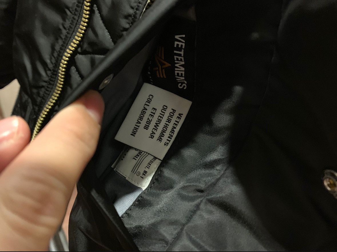 Vetements ALPHA INDUSTRIES × VETEMENTS bomber Size US XS / EU 42 / 0 - 7 Thumbnail