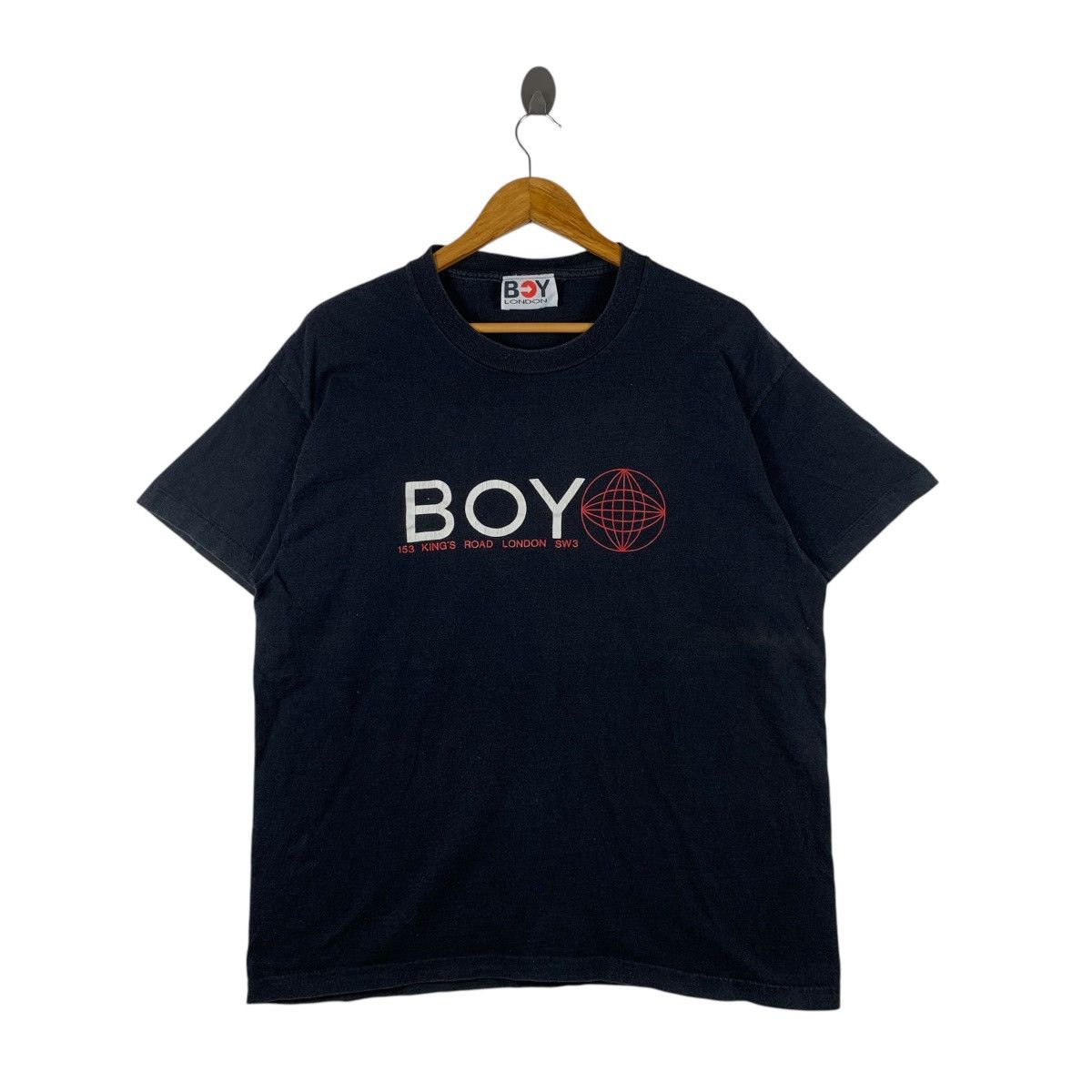 Boy London × Vintage Vintage BOY LONDON Streetwear King Road Carnaby Big T-Shirt Size US XL / EU 56 / 4 - 1 Thumbnail