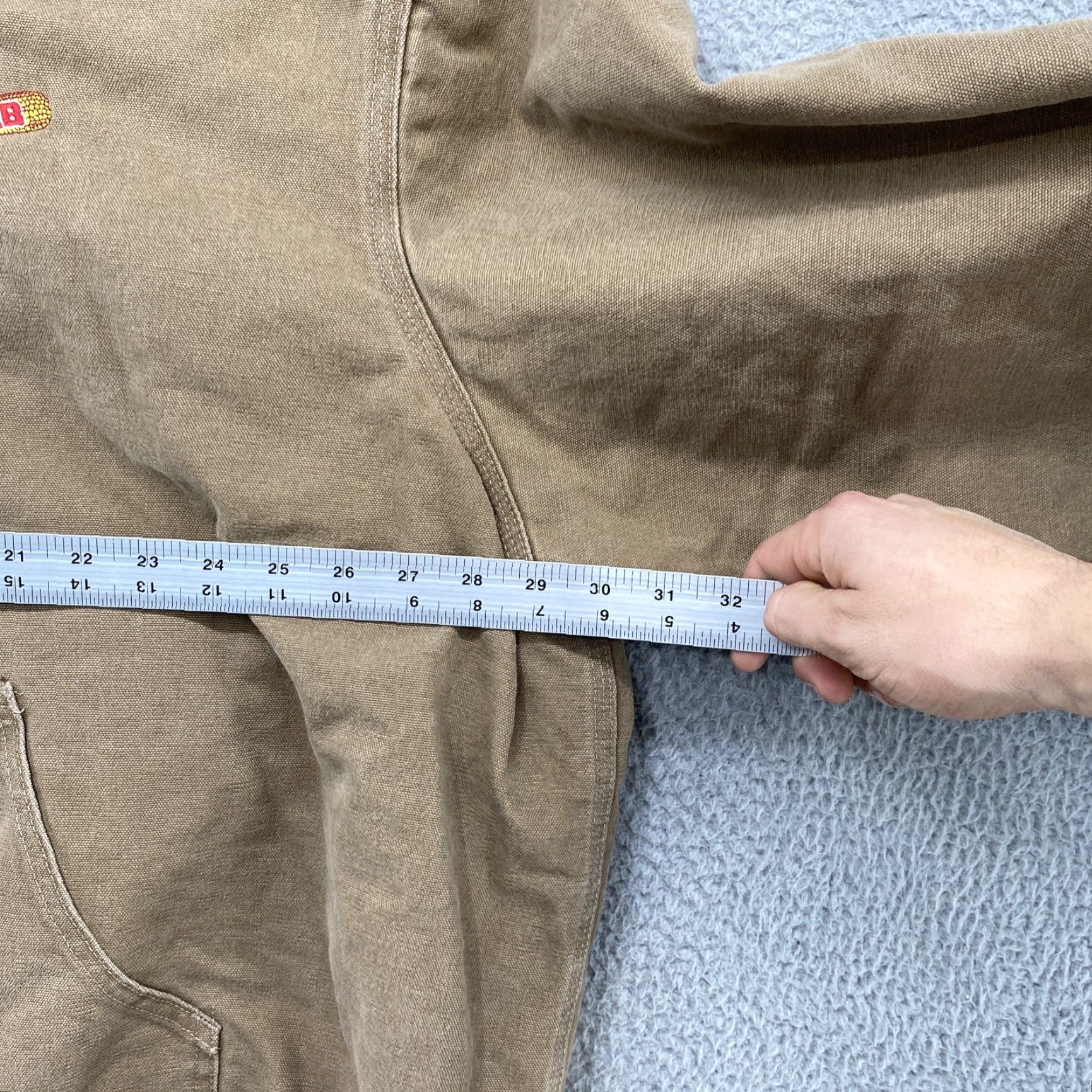 Carhartt VINTAGE Carhartt Jacket 3XL Brown Hooded Canvas 3M Thinsulate FRB Dekalb Seed J130-M Mens Size US XXL / EU 58 / 5 - 6 Thumbnail