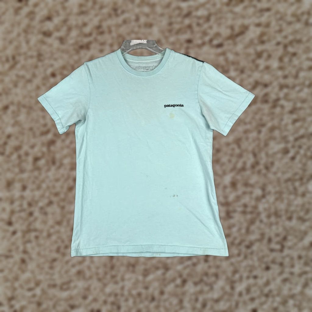 Patagonia Patagonia Shirt Mens XS Blue Climber Short Sleeve Crew Neck Cotton Logo Size US XS / EU 42 / 0 - 1 Thumbnail