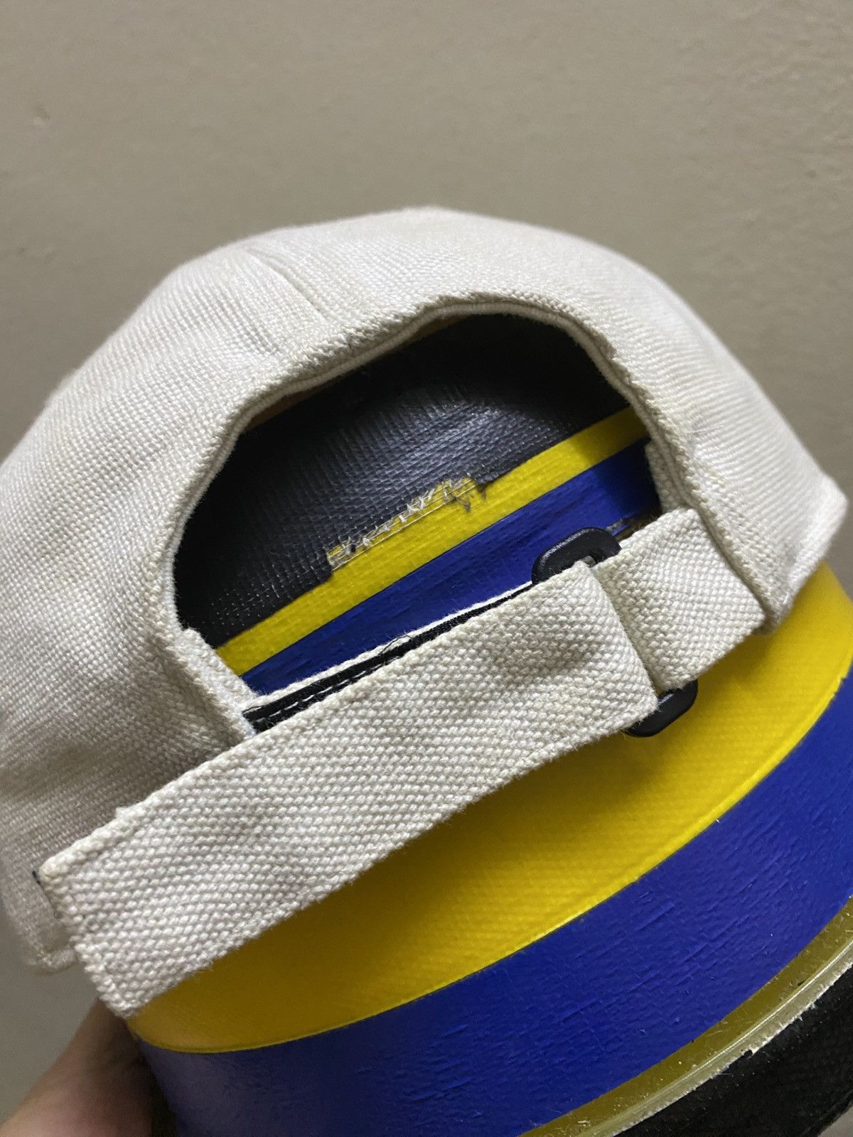 Acne Studios Acne Studios Cunov Canvas Frayed Face Cap Size ONE SIZE - 4 Thumbnail