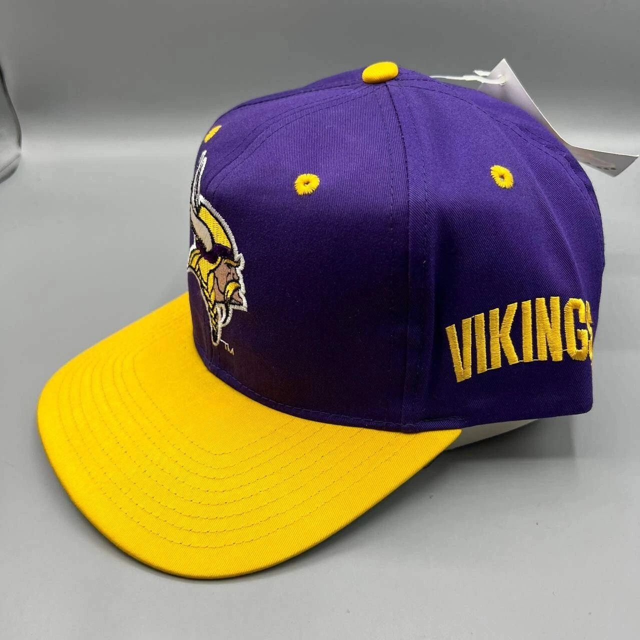 NFL × Vintage Minnesota Vikings Hat Men Purple NFL Eastport Snap Back Size ONE SIZE - 7 Thumbnail