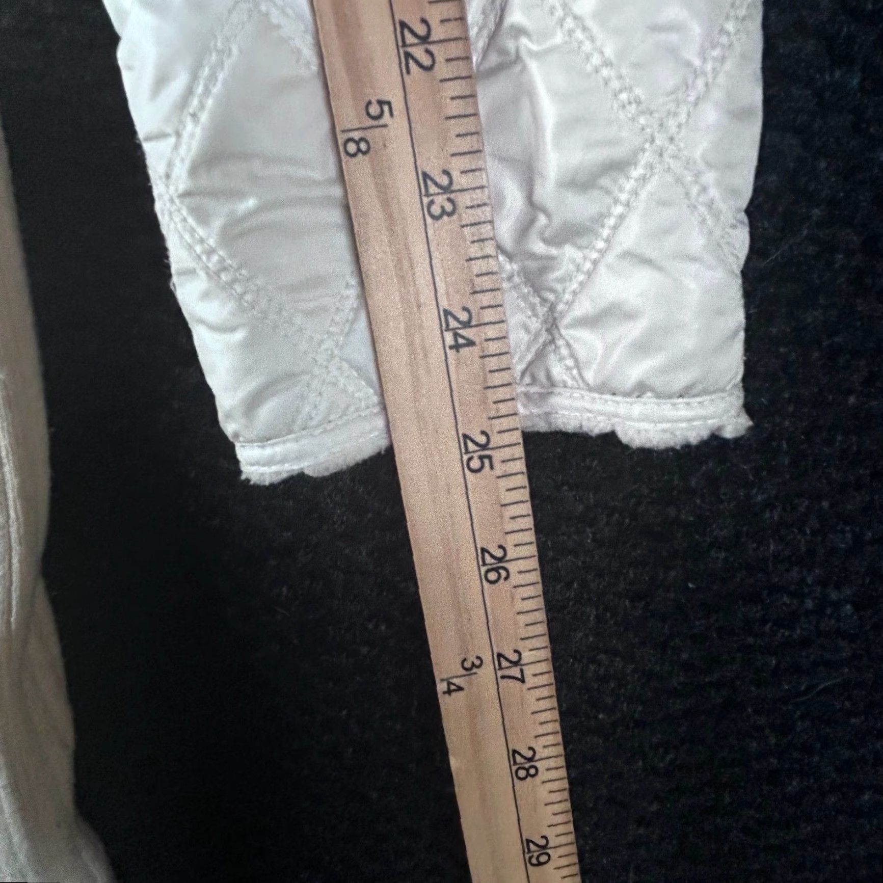 Prana Prana Womens M White Quilted Sherpa Lined Hooded Long Jacket Coat Size M / US 6-8 / IT 42-44 - 6 Thumbnail