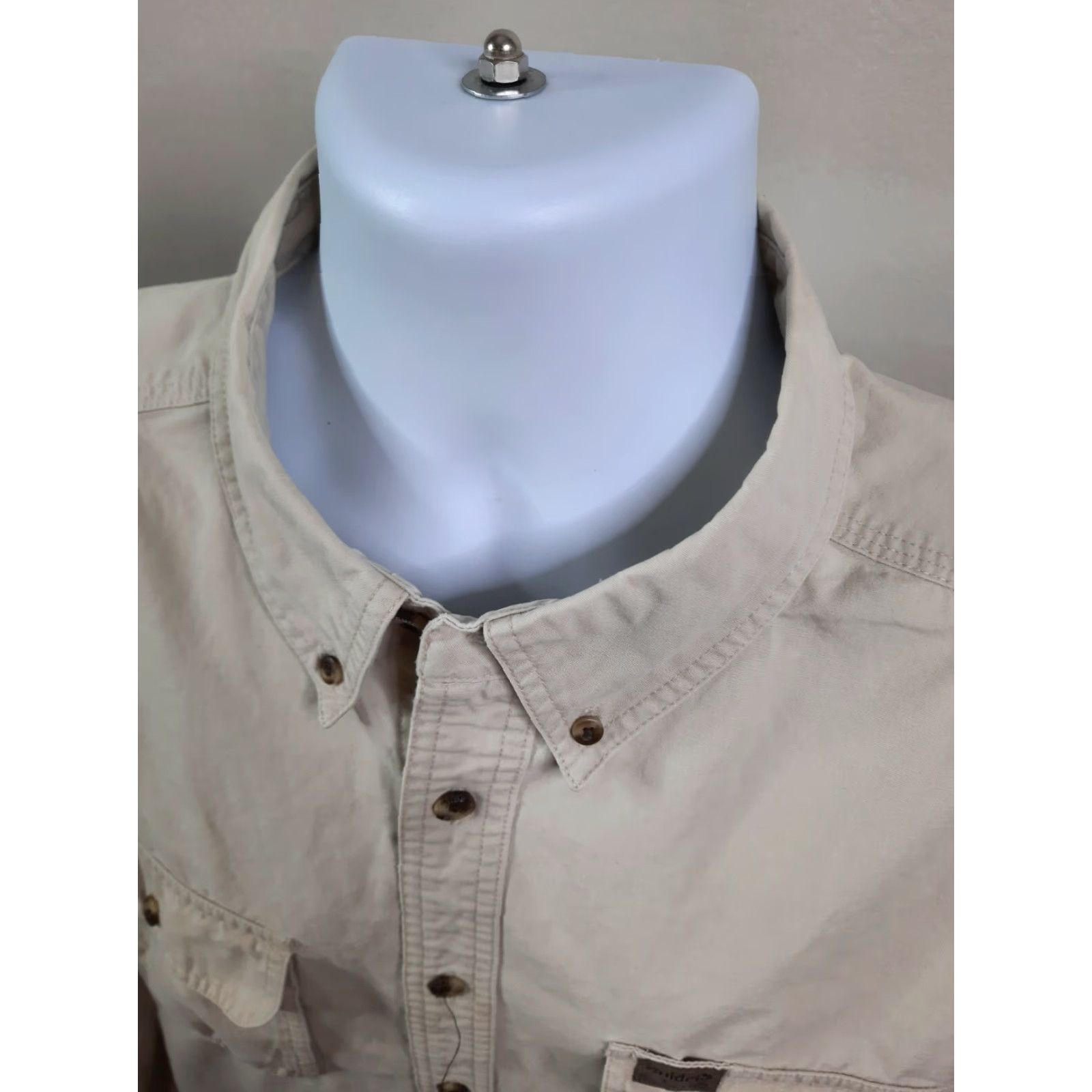 Vintage VINTAGE Gander Mountain Guide Series Large Canvas Flannel Button Up Shirt Men's Size US L / EU 52-54 / 3 - 2 Thumbnail