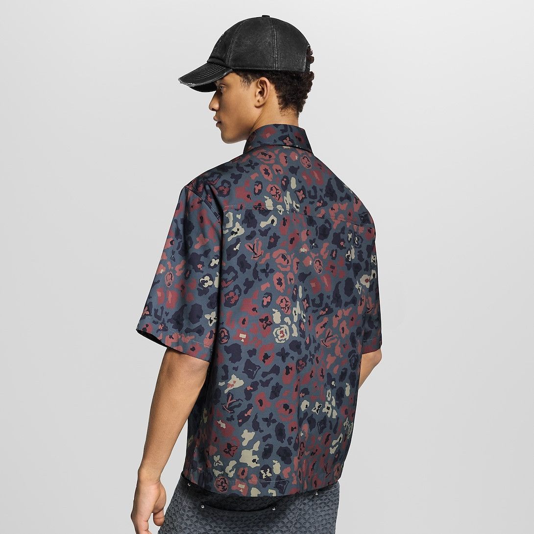 Louis Vuitton Printed Short-Sleeved Workwear Shirt Size US XXL / EU 58 / 5 - 3 Thumbnail