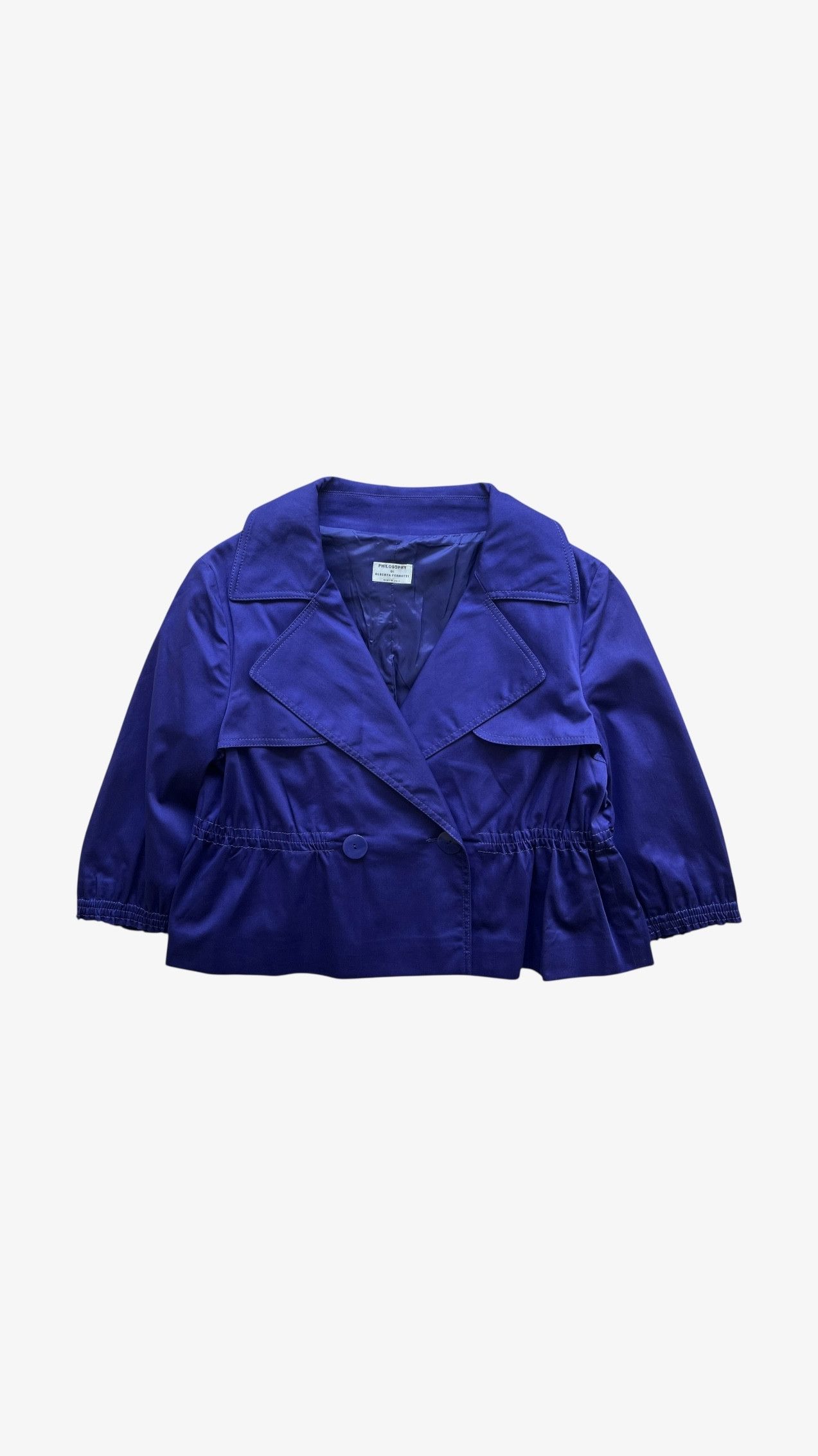 Alberta Ferretti Vintage Y2K Women's Alberta Ferretti Double Breasted Jacket Size L / US 10 / IT 46 - 1 Thumbnail