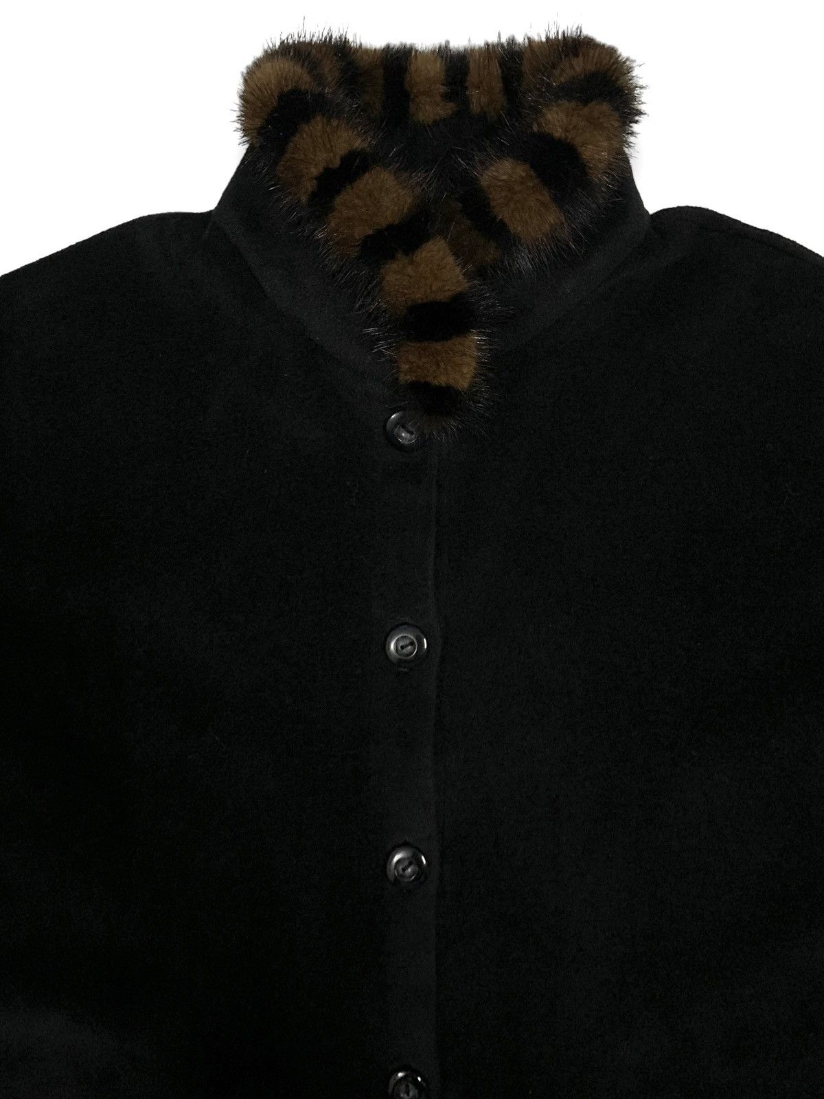 Japanese Brand Vintage Japanese Brand Mink Fur Wool Oversized Jacket Size L / US 10 / IT 46 - 5 Thumbnail