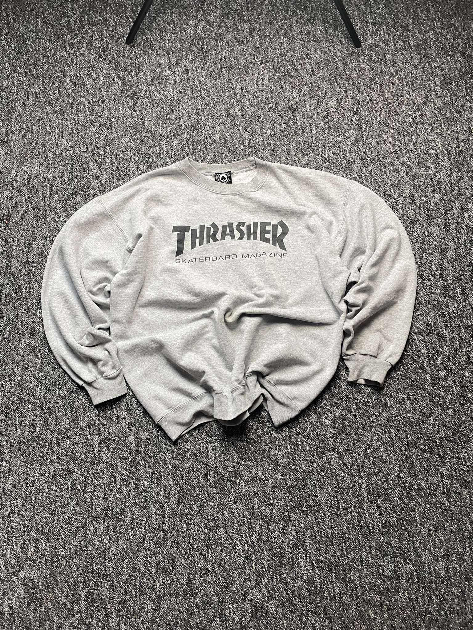 Thrasher × Vintage sweatshirt crewneck Thrasher Skateboard magazine logo y2k Size US L / EU 52-54 / 3 - 1 Thumbnail