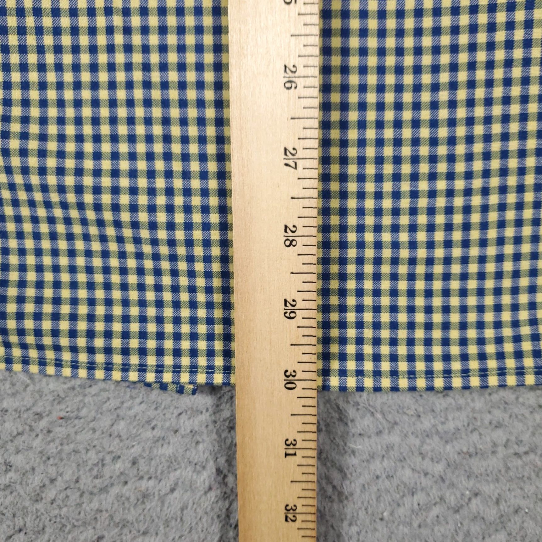 Southern Tide Southern Tide Button-Up Shirt Mens Large Blue Yellow Check Long Sleeve Size US L / EU 52-54 / 3 - 6 Thumbnail