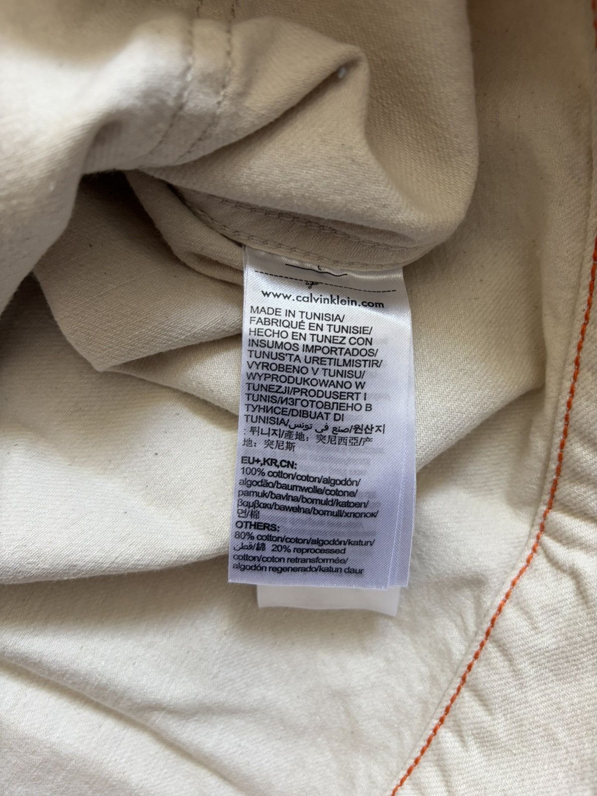Calvin Klein × Heron Preston Calvin Klein Heron Preston White Denim Jacket Size US L / EU 52-54 / 3 - 6 Thumbnail