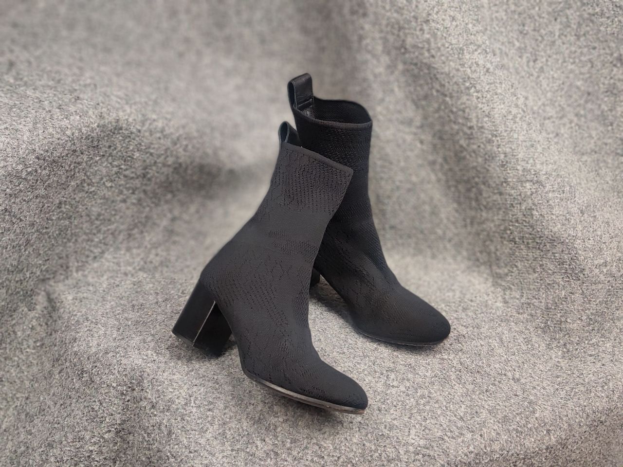 Zadig & Voltaire Zadig & Voltaire Design Studded Accents Sock Black Boots Size US 6 / IT 36 - 2 Thumbnail