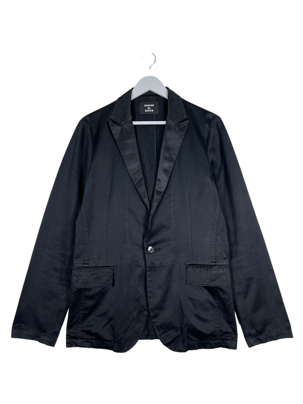 CABANE de ZUCCa 🔥 ISSEY MIYAKE CABANE DE ZUCCA KHAKI BLAZER JACKET Size US M / EU 48-50 / 2 - 1 Thumbnail