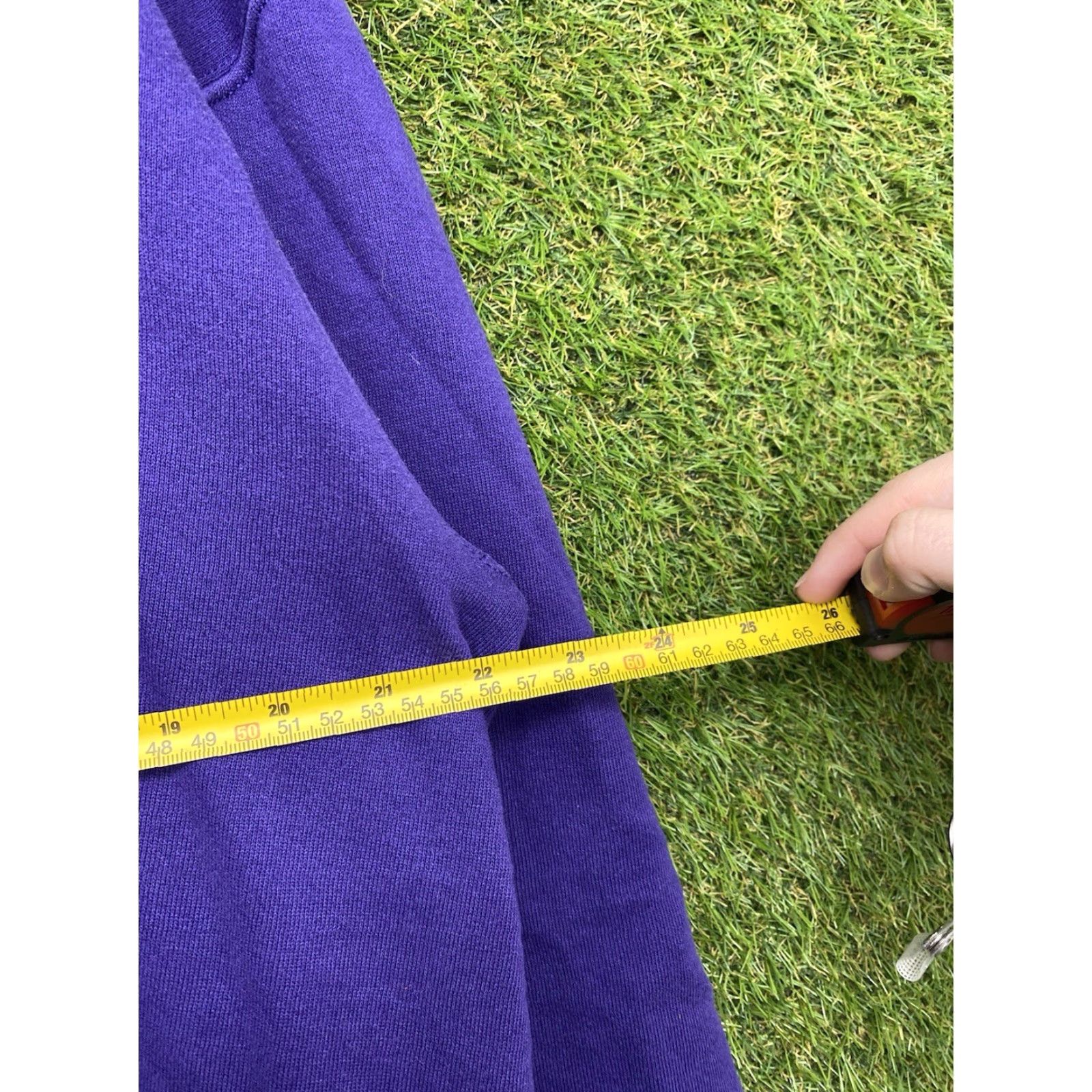 Russell Athletic VINTAGE Russell Athletic Sweatshirt Shirt Men XL Purple Crew Neck Pullover USA State College 90s Mens Size US XL / EU 56 / 4 - 6 Thumbnail