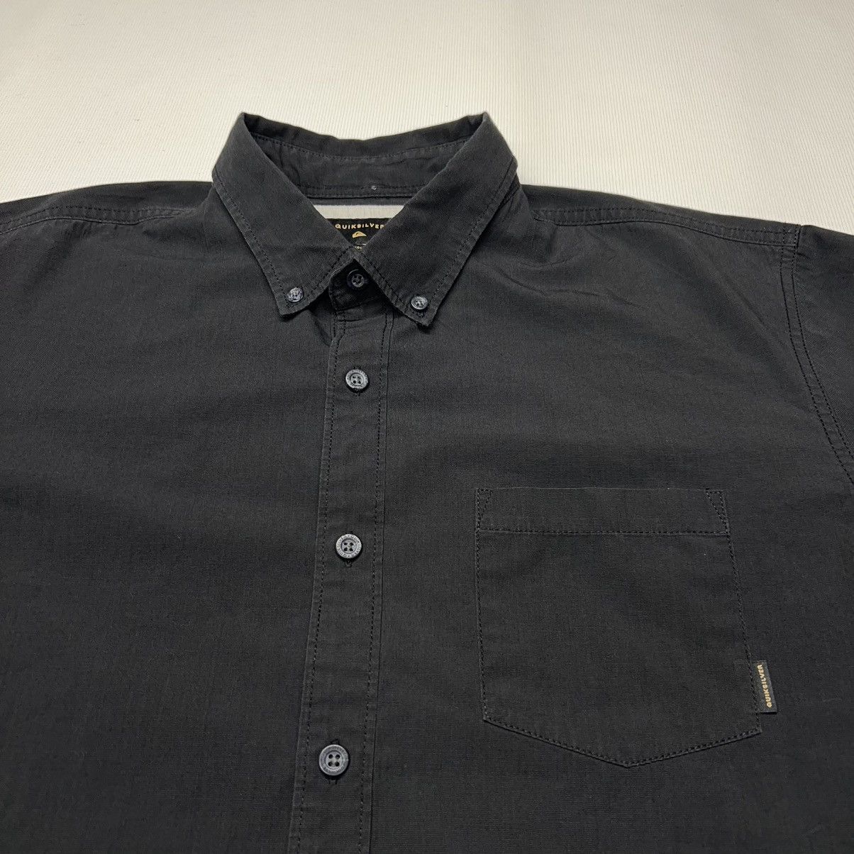 Quiksilver Quiksilver Button Down Shirt Black Modern Fit Long Sleeve Size US L / EU 52-54 / 3 - 4 Thumbnail
