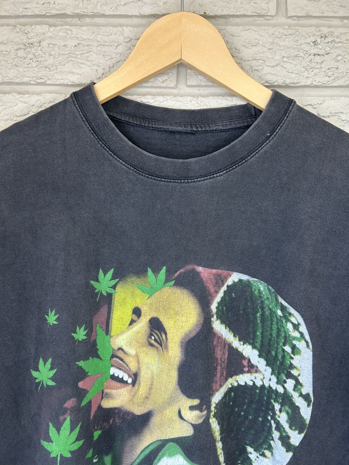 Bob Marley Vintage Faded Bob Marley Weed Rap Tee Size US XL / EU 56 / 4 - 3 Thumbnail