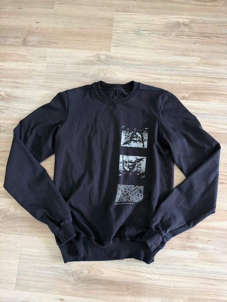 Rick Owens Rick Owens Double-thread sweatshirt Size US S / EU 44-46 / 1 - 1 Thumbnail