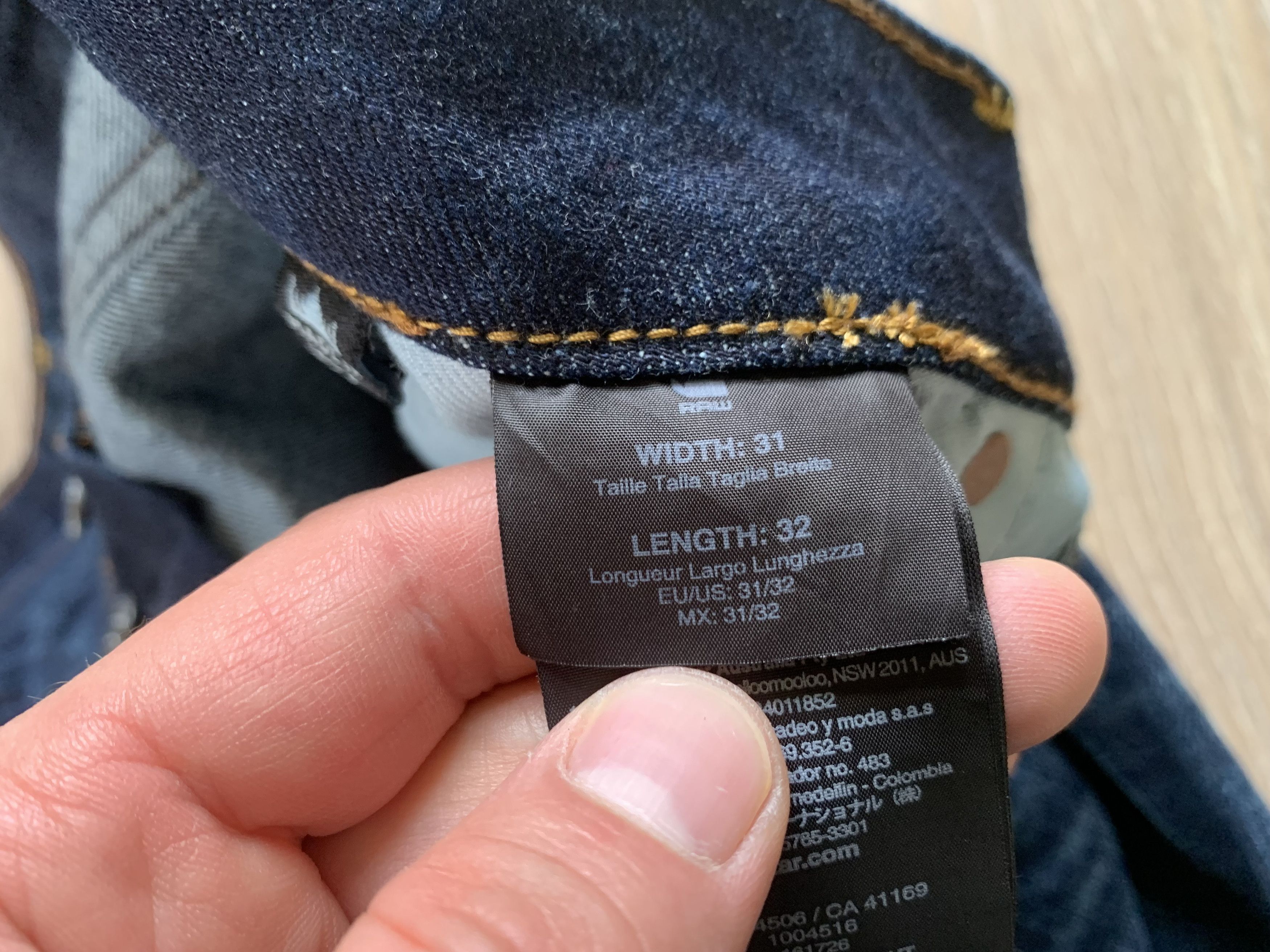 G-Star G Star Raw Attacc Straight Denim Jeans Size US 31 - 11 Thumbnail