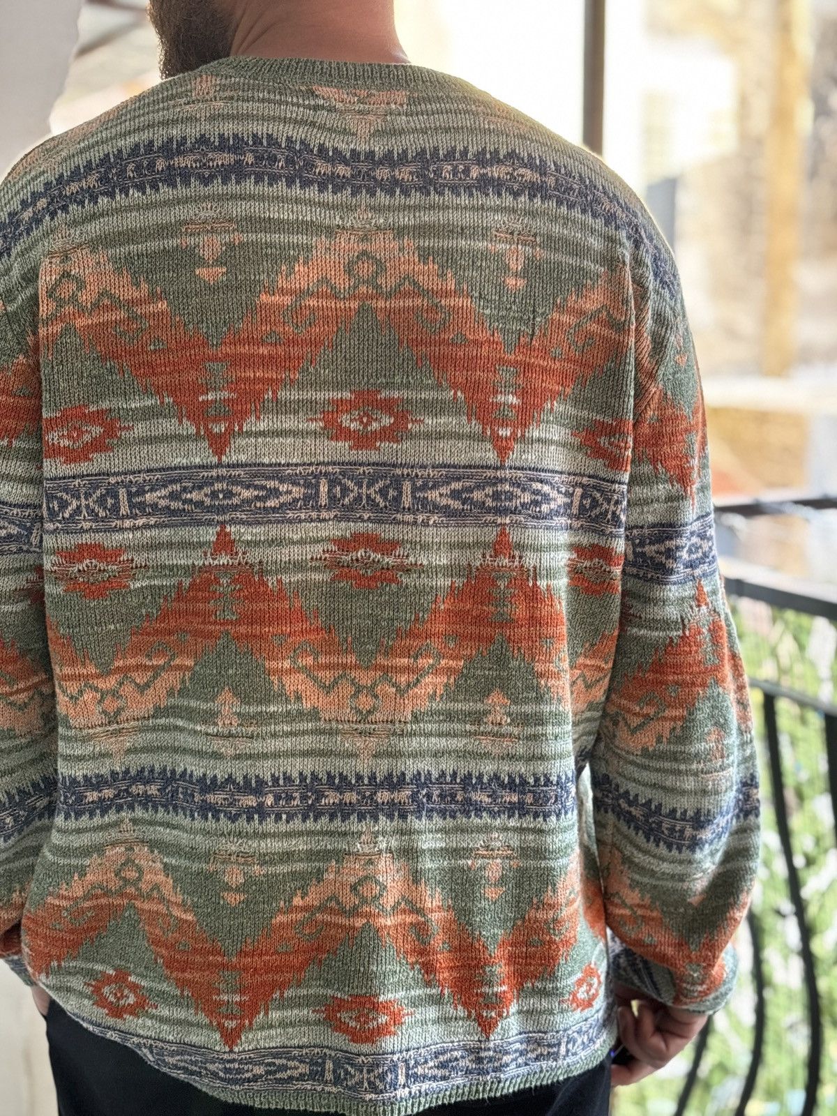 Denim & Supply Ralph Lauren Ralph Lauren Denim & Supply Southwestern Knit Sweater XL Size US XL / EU 56 / 4 - 3 Thumbnail