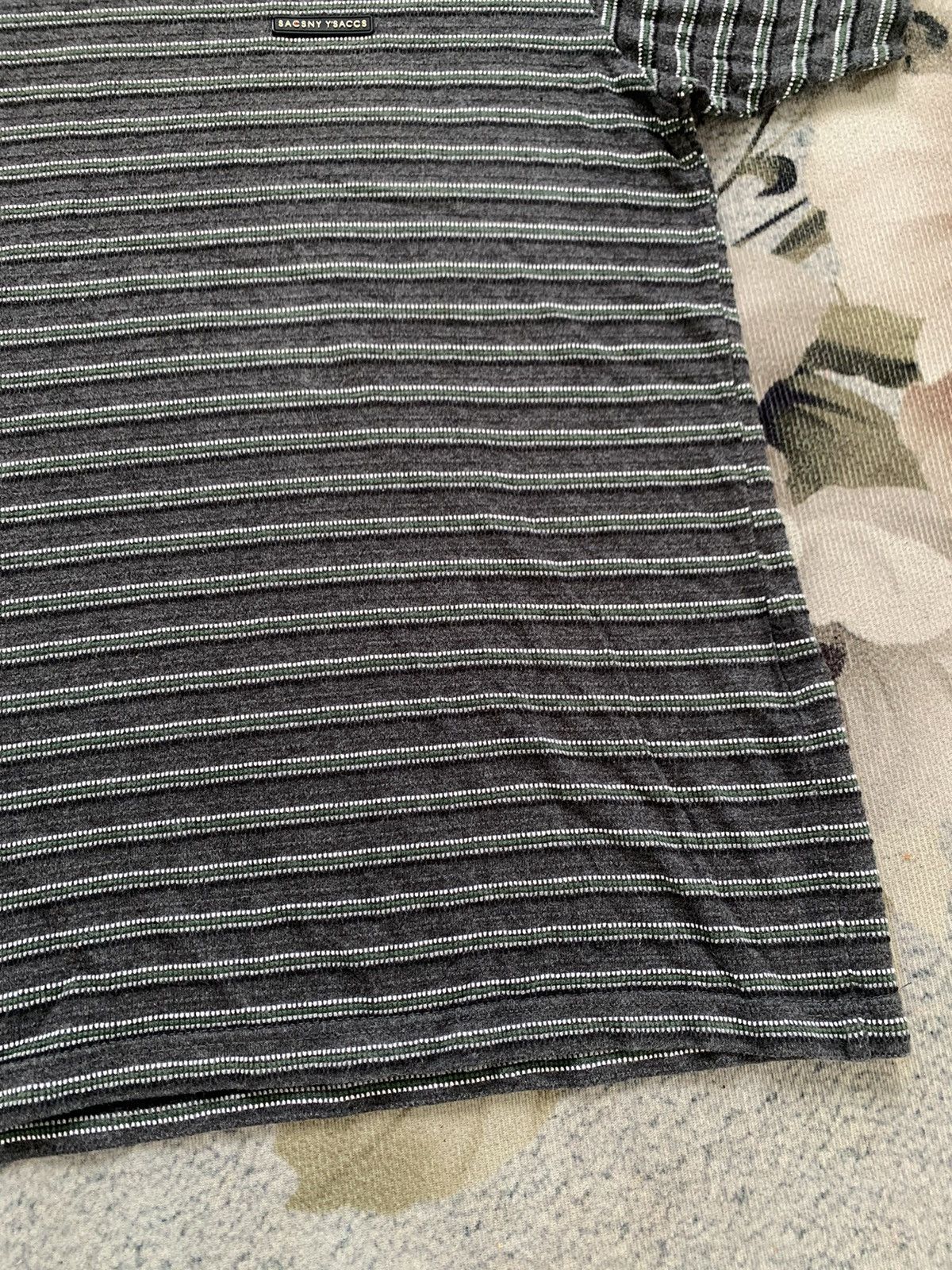 Yohji Yamamoto Sacsny Y'saccs Yohji Yamamoto Stripes Tee Size US L / EU 52-54 / 3 - 3 Thumbnail