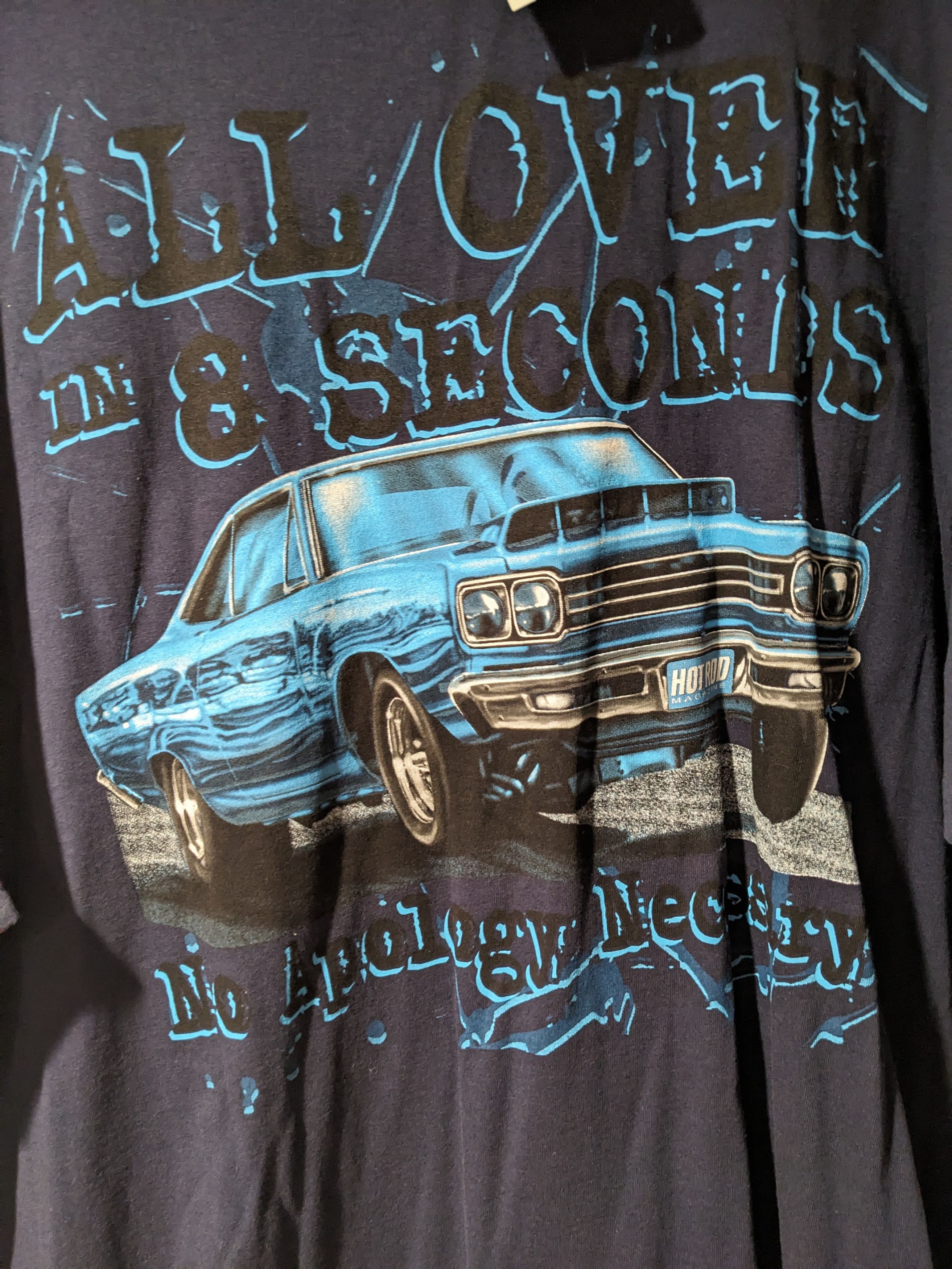 NASCAR × Vintage Vintage 1998 Hot Rod Magazine All Over in Eight T-Shirt Size US XXL / EU 58 / 5 - 2 Thumbnail