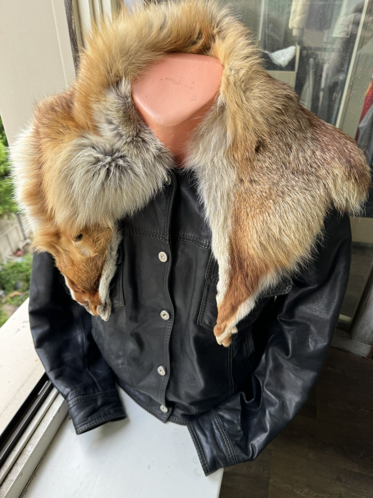Japanese Brand Vintage 90s Real Fox Soft Leather Archive Jacket Size US M / EU 48-50 / 2 - 2 Thumbnail
