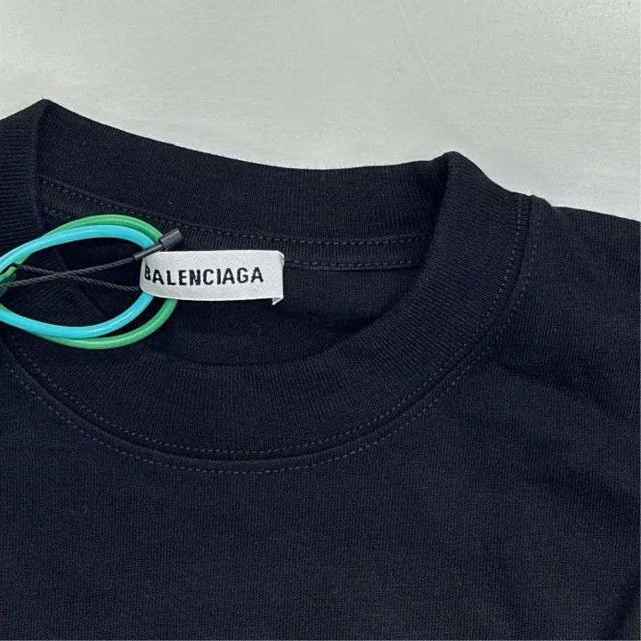Balenciaga Balenciaga Loose Fit Crew Neck T-Shirt 0079-2507 Size XS / US 0-2 / IT 36-38 - 2 Thumbnail