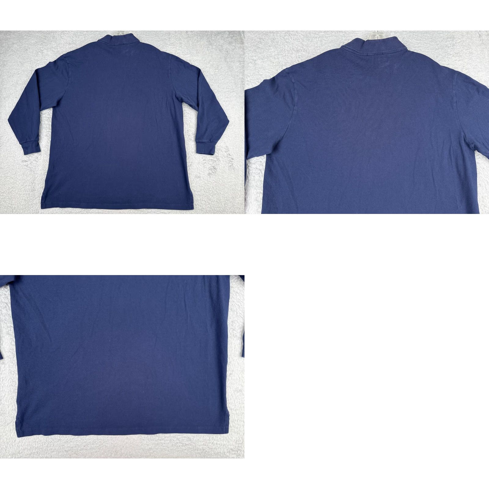 Ralph Lauren Ralph Lauren Polo Shirt Adult Big & Tall 2XL Blue Polo Shirt Jersey Cotton Long Sleeve Men 100% Cotton Polo Size US XXL / EU 58 / 5 - 9 Thumbnail