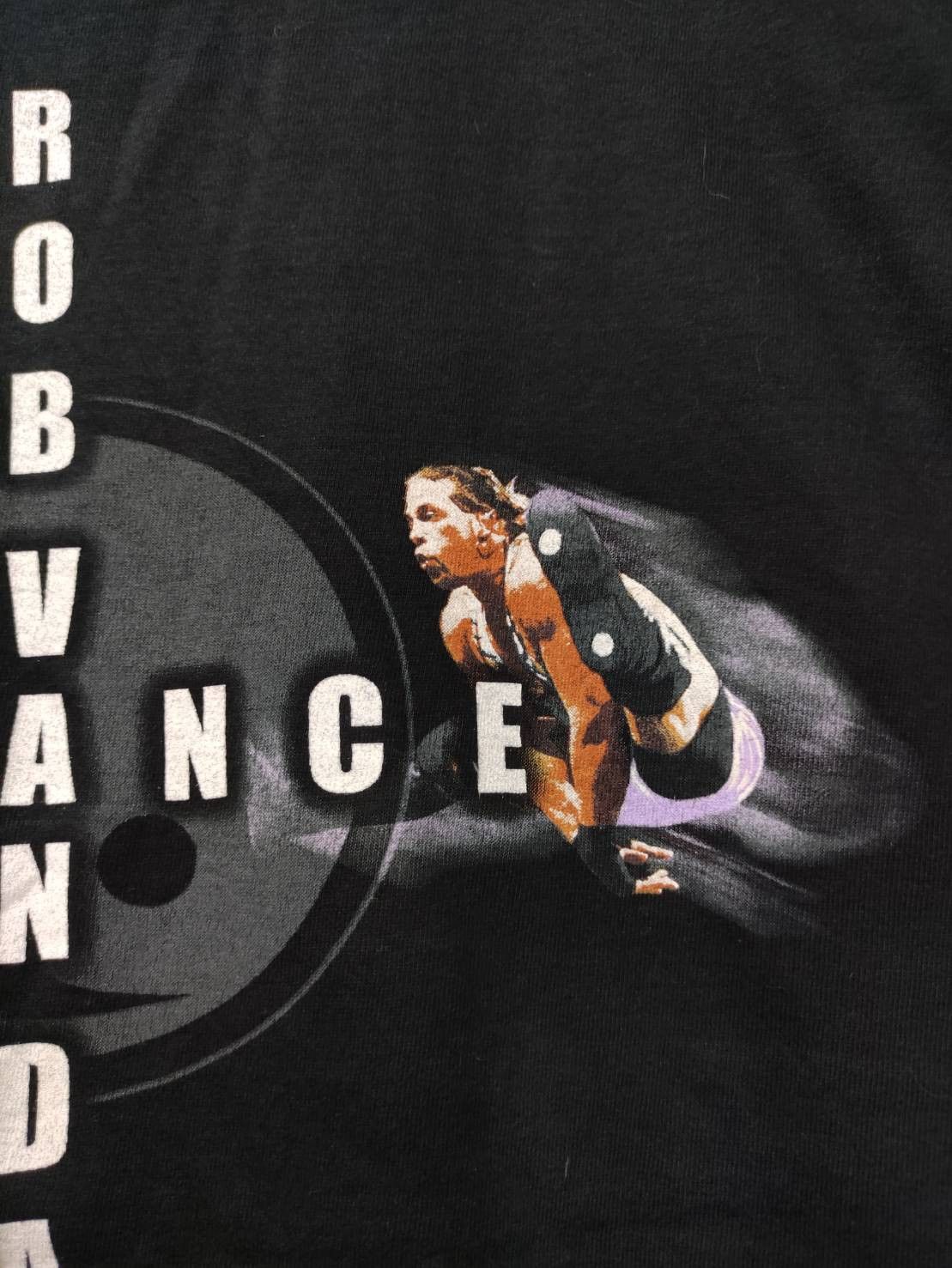 WWF Vtg 00's Rob Van Dam " Balance " Wrestlemania Promo T-Shirt Size US XL / EU 56 / 4 - 10 Thumbnail