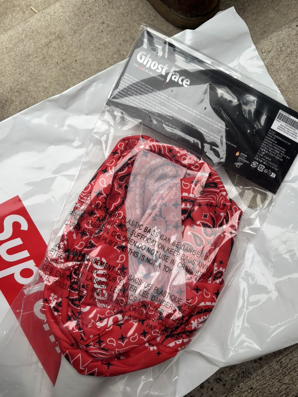 Supreme supreme ghostface mask red Size ONE SIZE - 5 Thumbnail