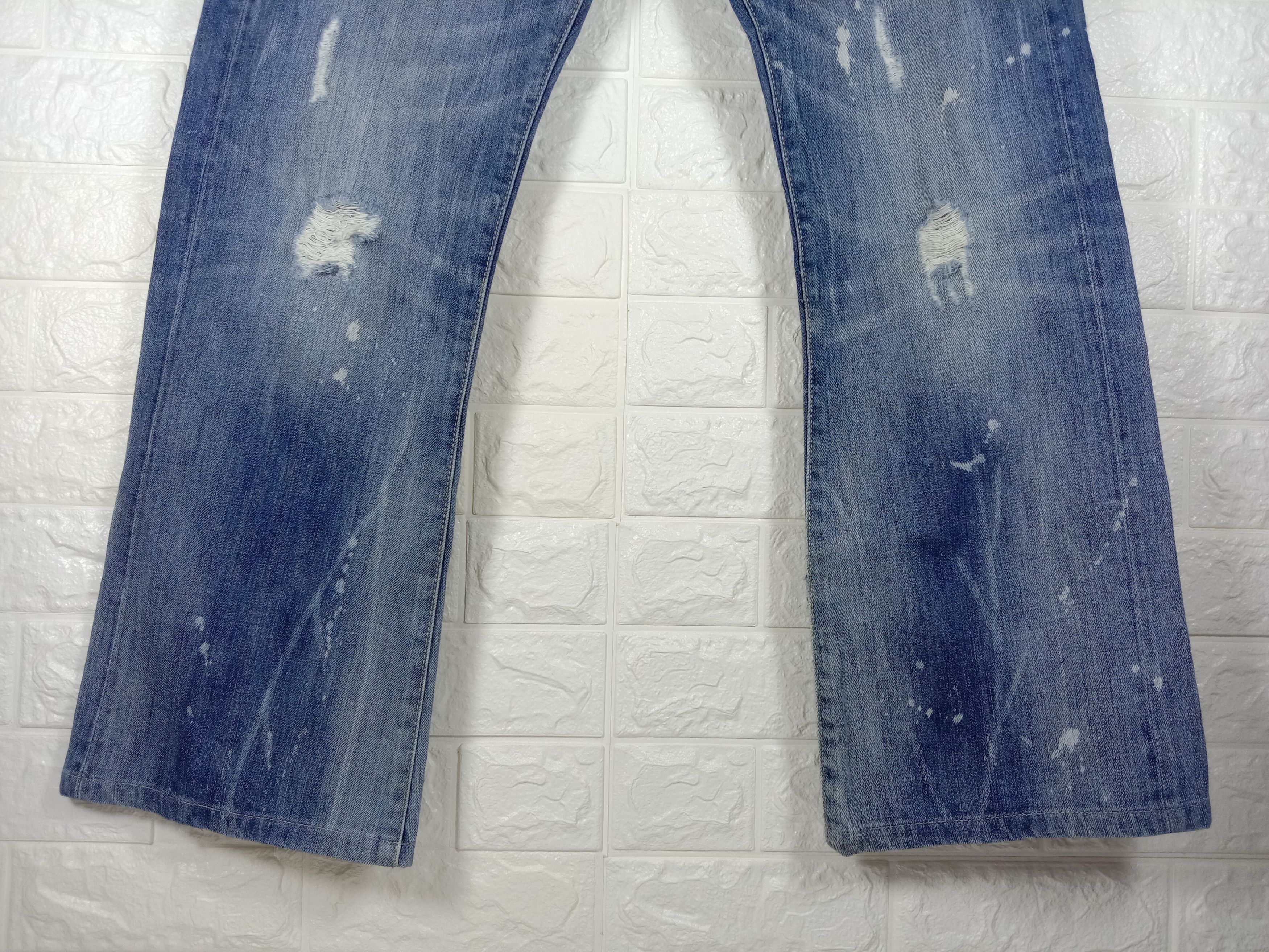 Japanese Brand Vintage Japanese Selvedge Flare Jeans Bell Bottom Denim Size US 29 - 5 Thumbnail
