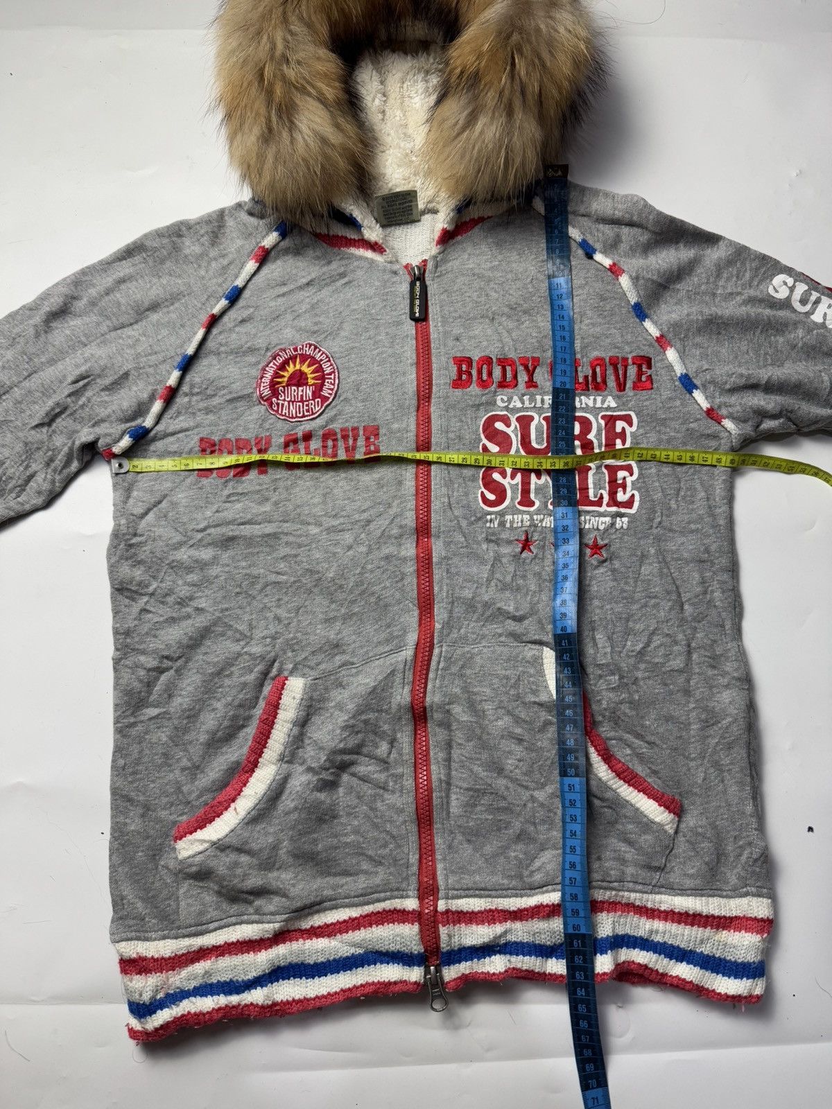 Beauty Beast × Hysteric Glamour × Japanese Brand Fur Hoodie Y2K Poem Body Glove Japanese Brand Size US M / EU 48-50 / 2 - 8 Thumbnail