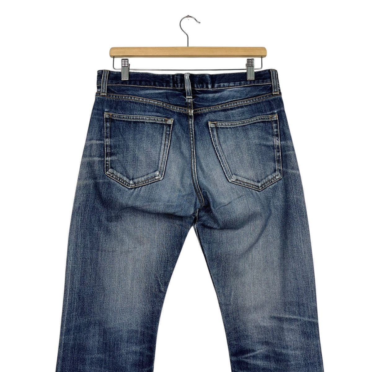 Japanese Brand Vintage Japanese Designer Selvedge Distressed Denim Jeans Size US 31 - 9 Thumbnail