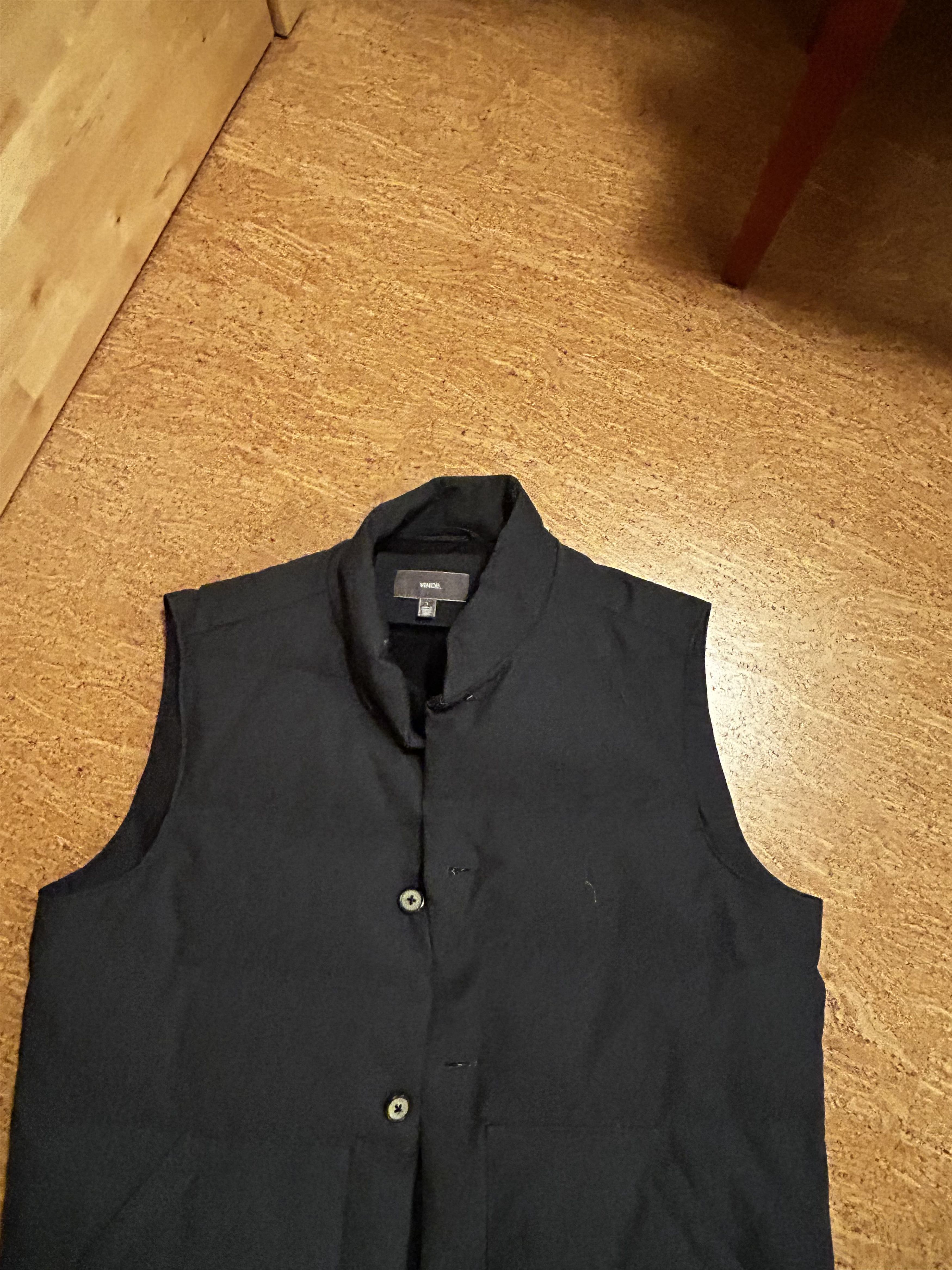 Vince Navy Blue Quilted Vest Size US L / EU 52-54 / 3 - 2 Thumbnail